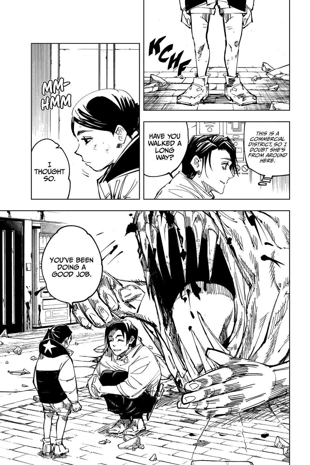 Jujutsu Kaisen Chapter 137 page 14 - Chapter 137: Hard and White