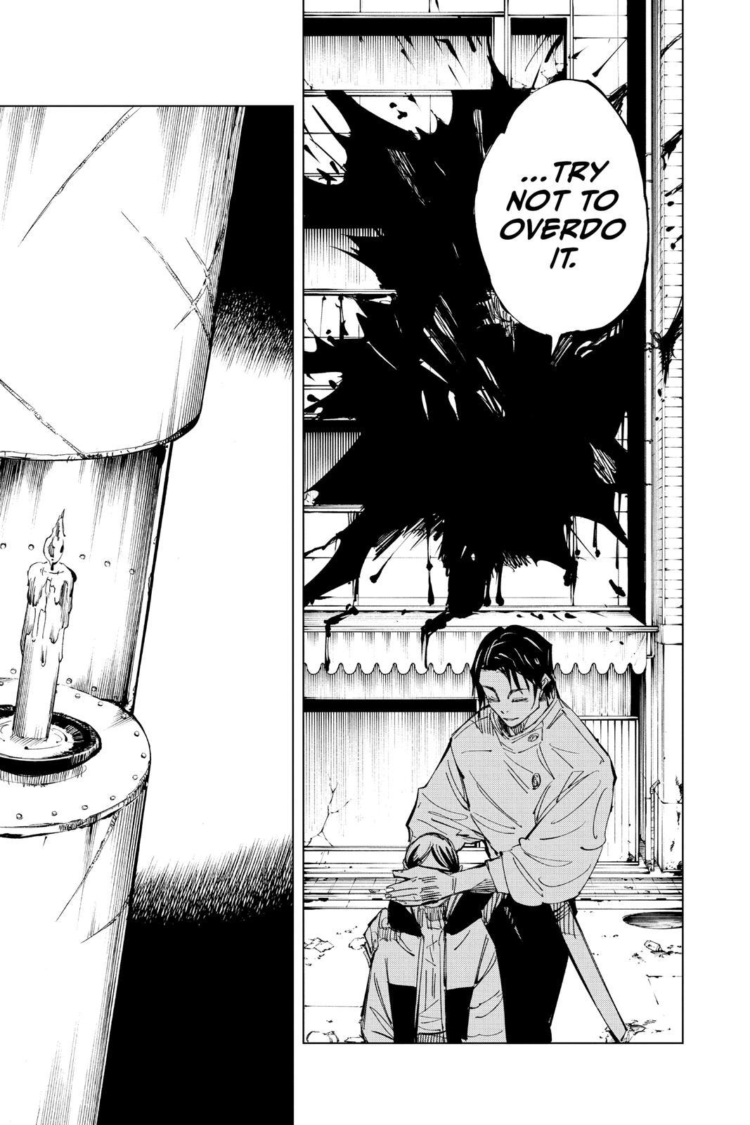 Jujutsu Kaisen Chapter 137 page 16 - Chapter 137: Hard and White