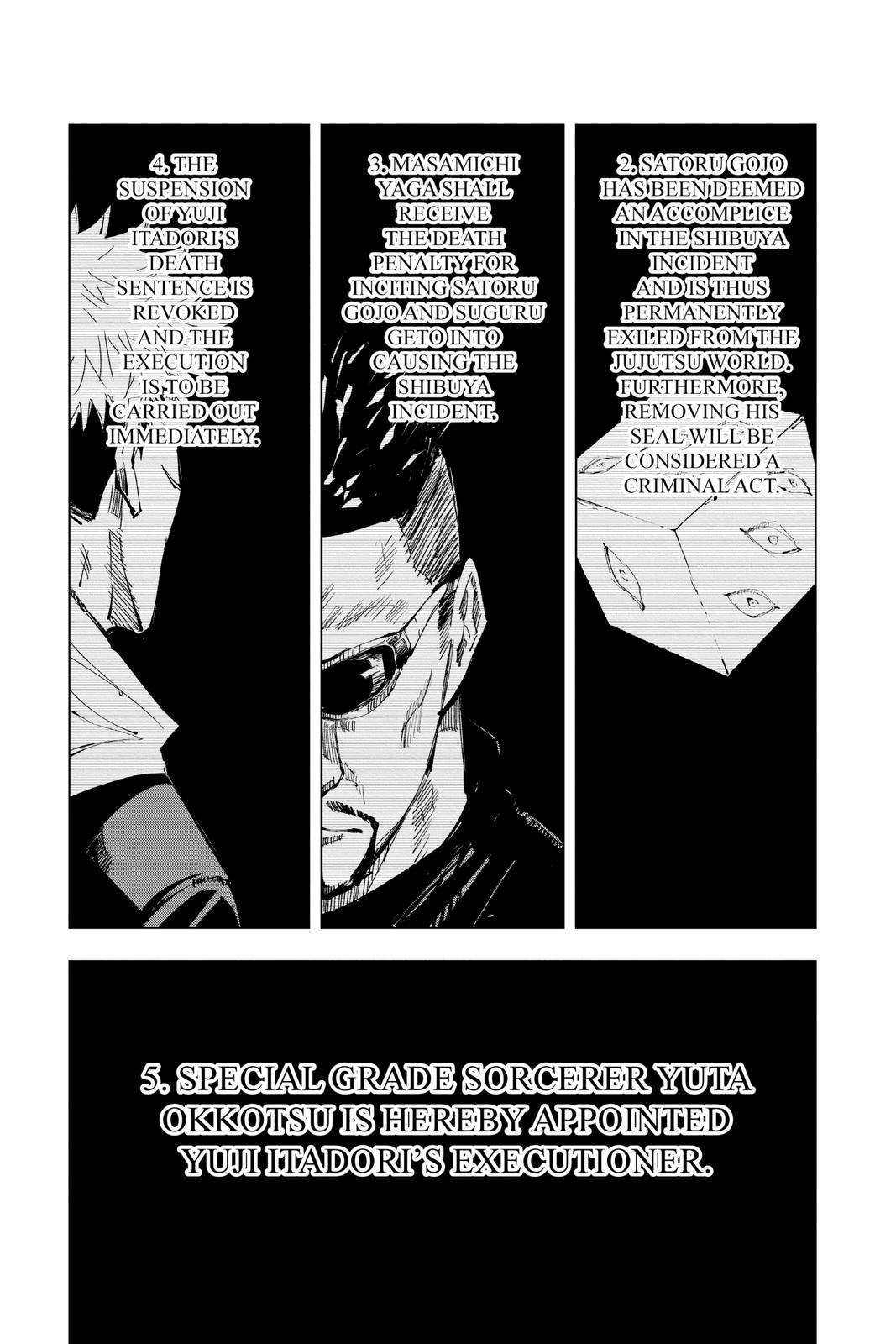 Jujutsu Kaisen Chapter 137 page 20 - Chapter 137: Hard and White
