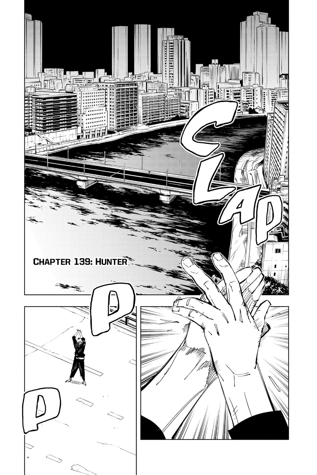 Jujutsu Kaisen Chapter 139 page 1 - Chapter 139: Hunter