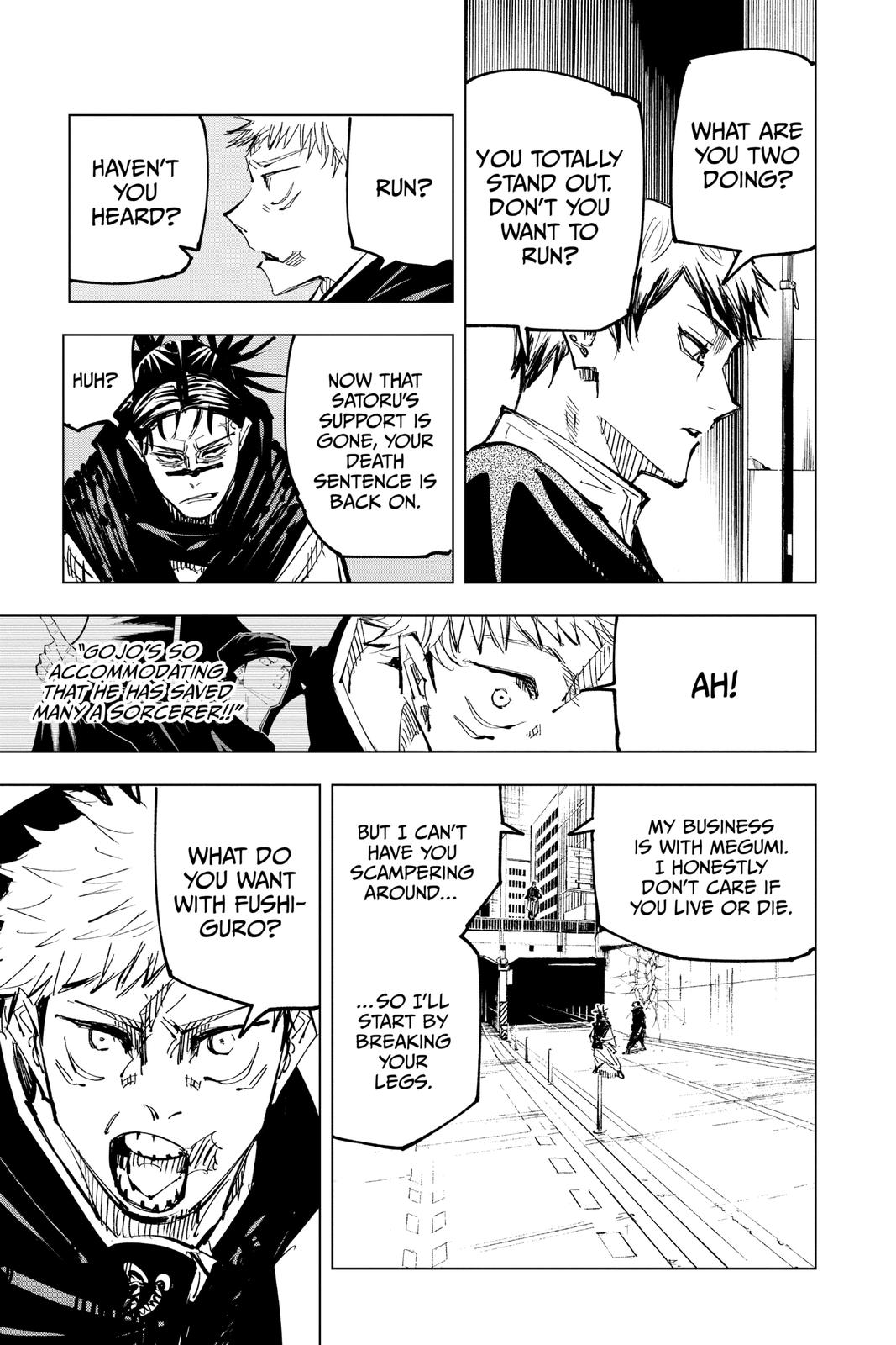 Jujutsu Kaisen Chapter 139 page 12 - Chapter 139: Hunter