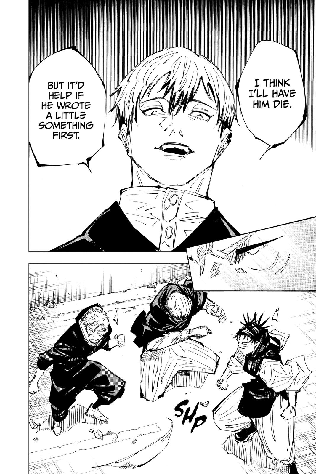 Jujutsu Kaisen Chapter 139 page 13 - Chapter 139: Hunter
