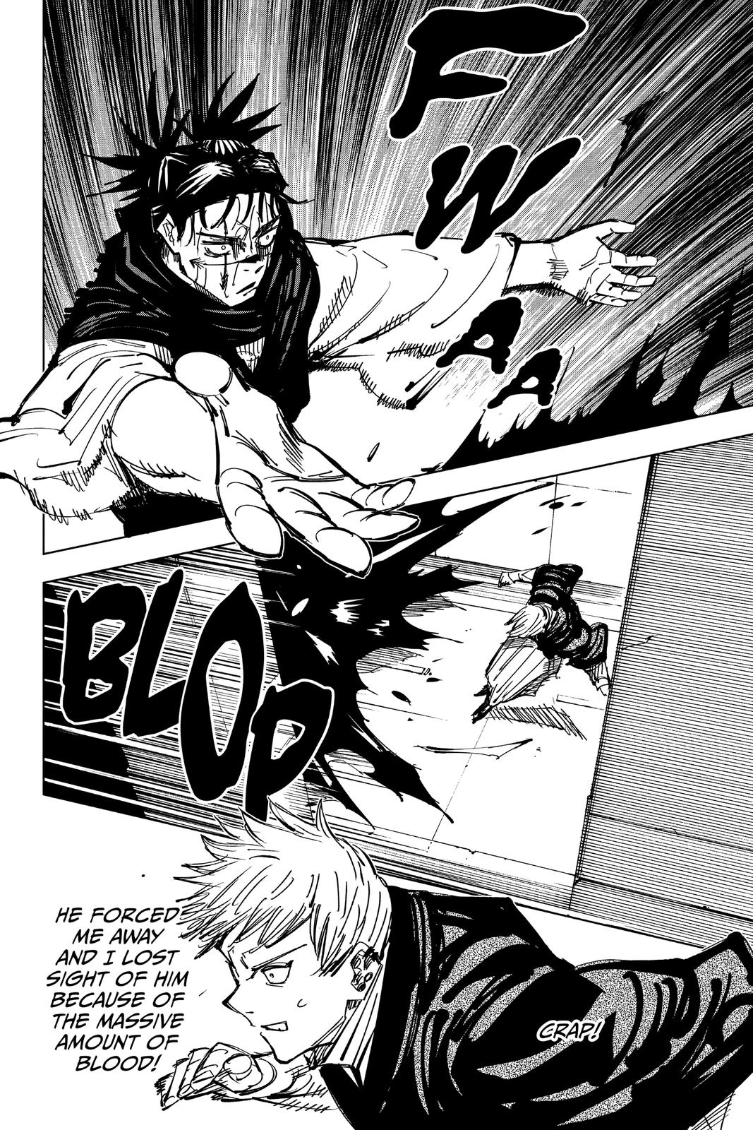 Jujutsu Kaisen Chapter 142 page 10 - Chapter 142: A Big Brother's Back