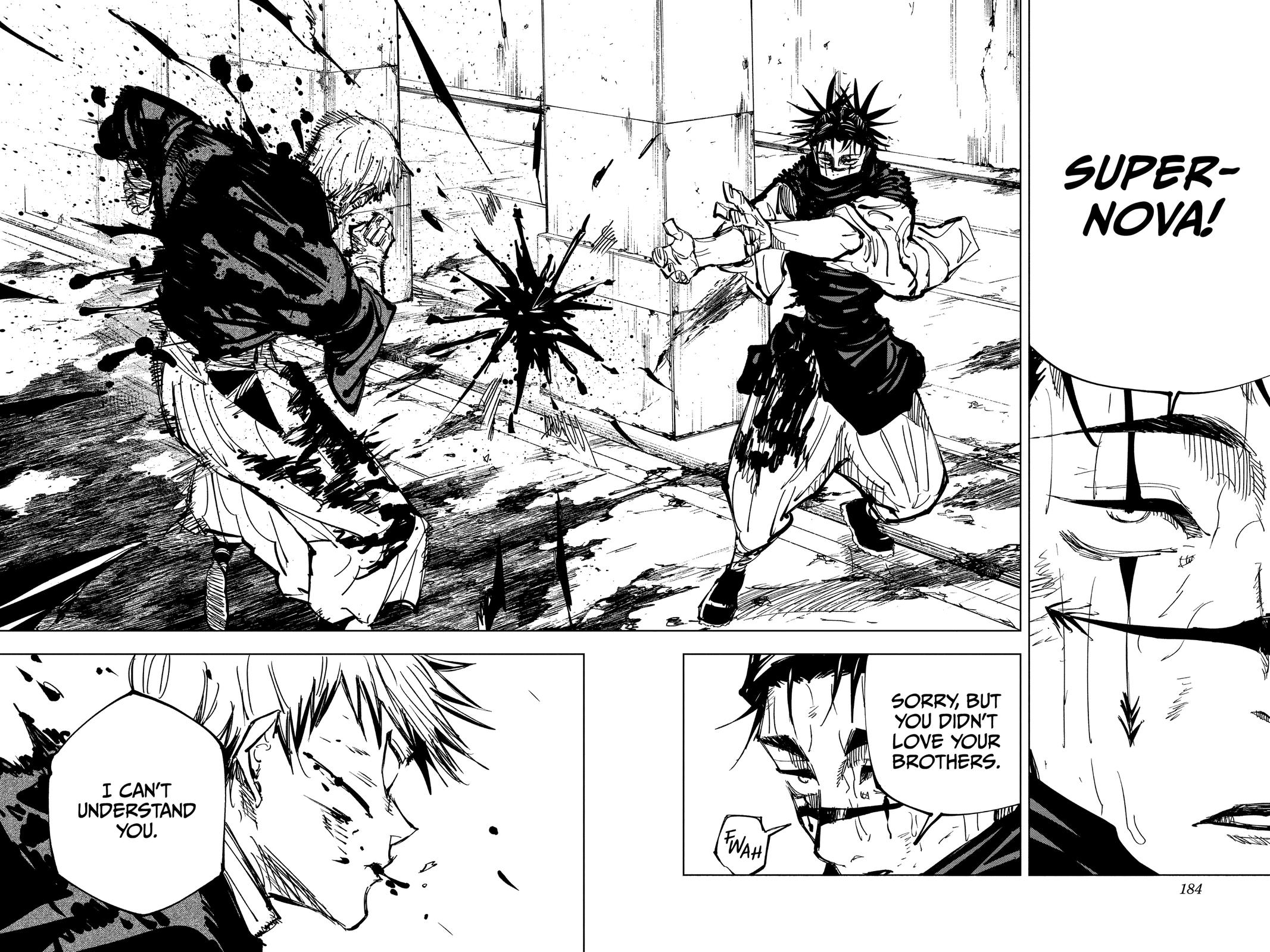 Jujutsu Kaisen Chapter 142 page 16 - Chapter 142: A Big Brother's Back