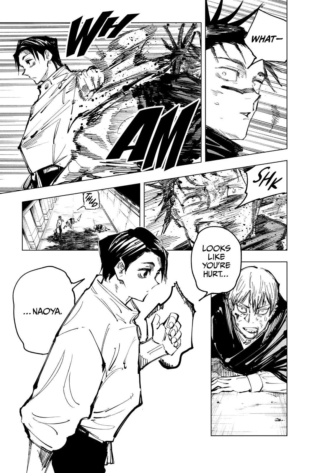 Jujutsu Kaisen Chapter 142 page 18 - Chapter 142: A Big Brother's Back