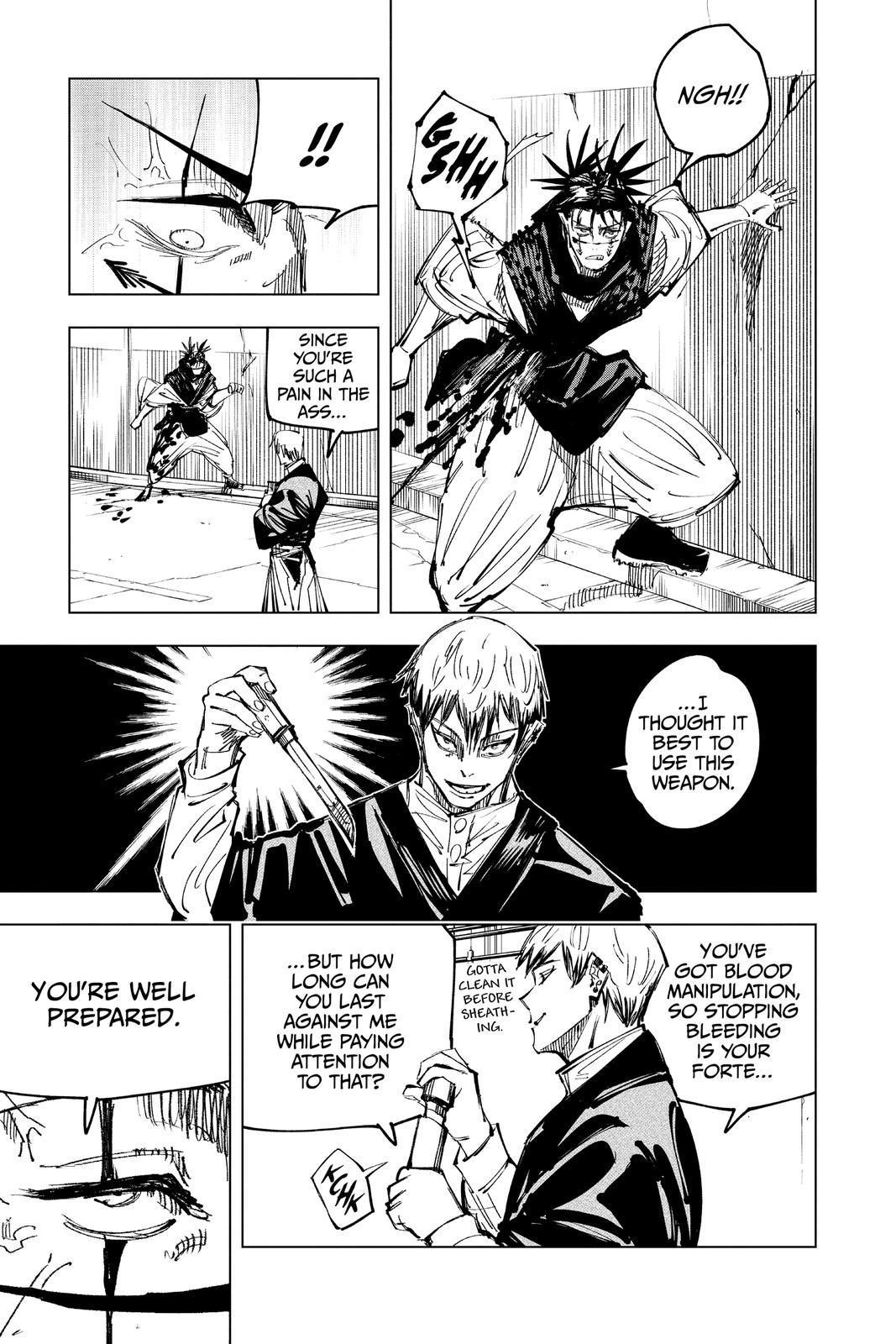 Jujutsu Kaisen Chapter 142 page 5 - Chapter 142: A Big Brother's Back
