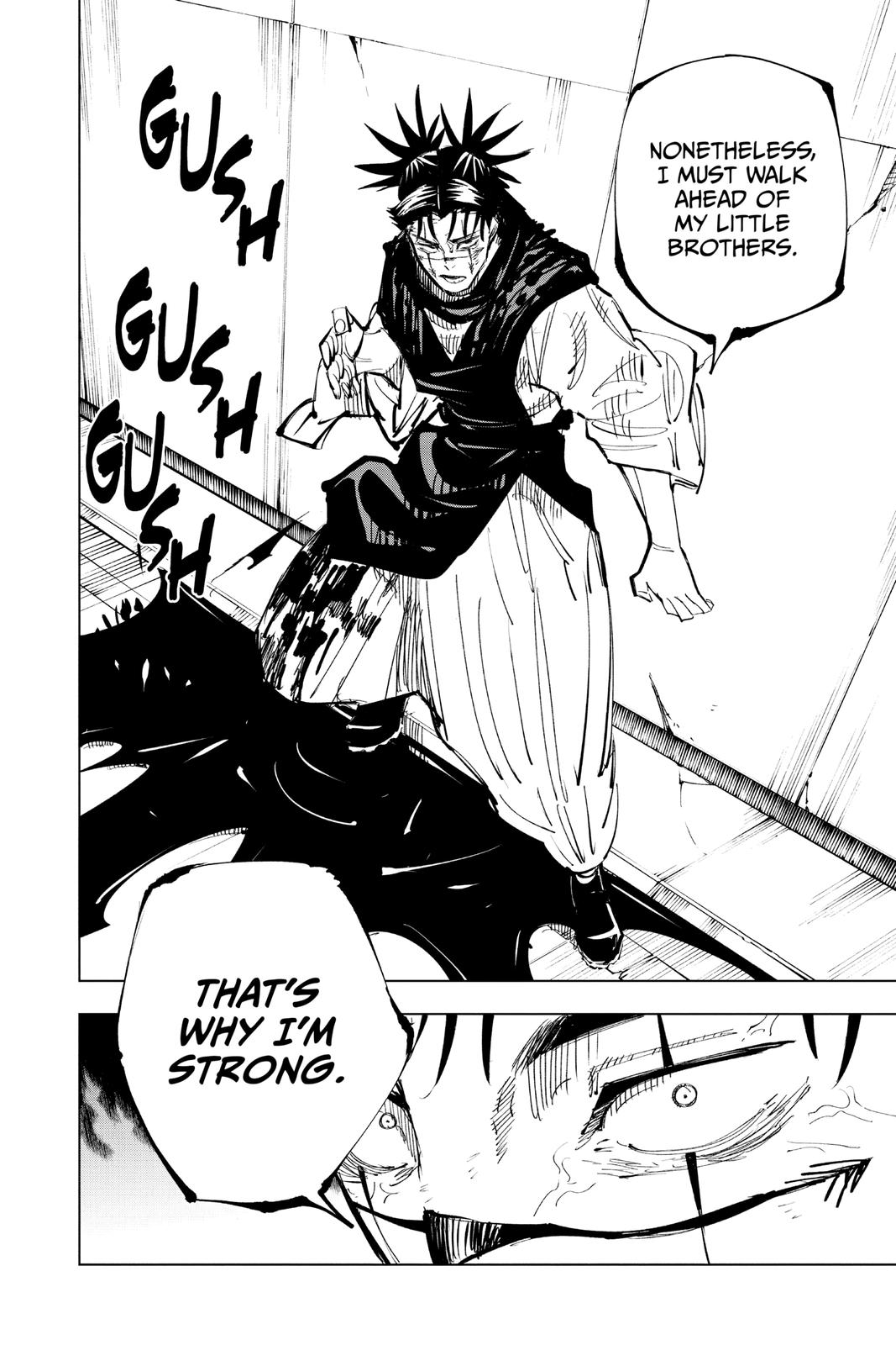Jujutsu Kaisen Chapter 142 page 8 - Chapter 142: A Big Brother's Back