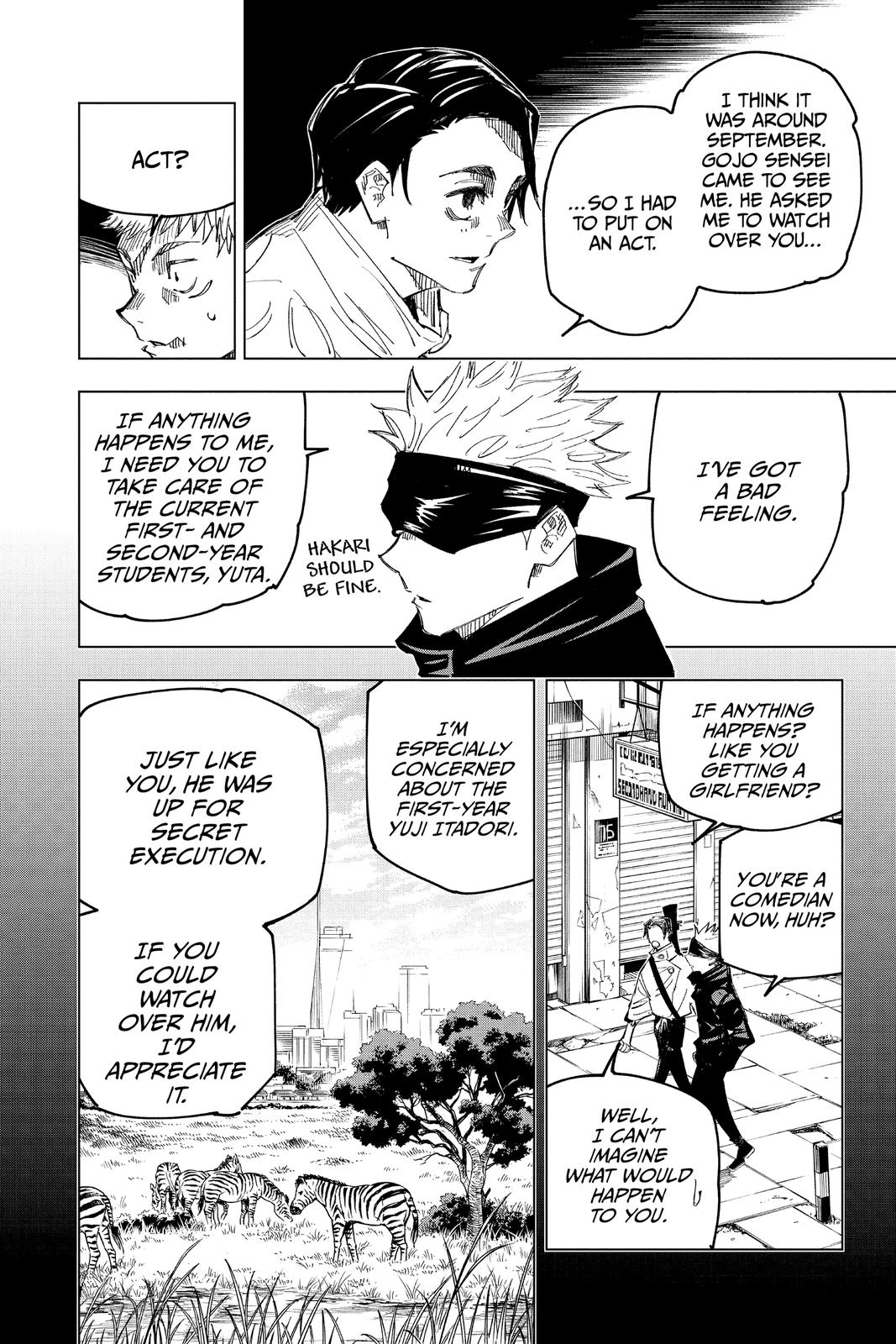 Jujutsu Kaisen Chapter 143 page 14 - Chapter 143: One More Time