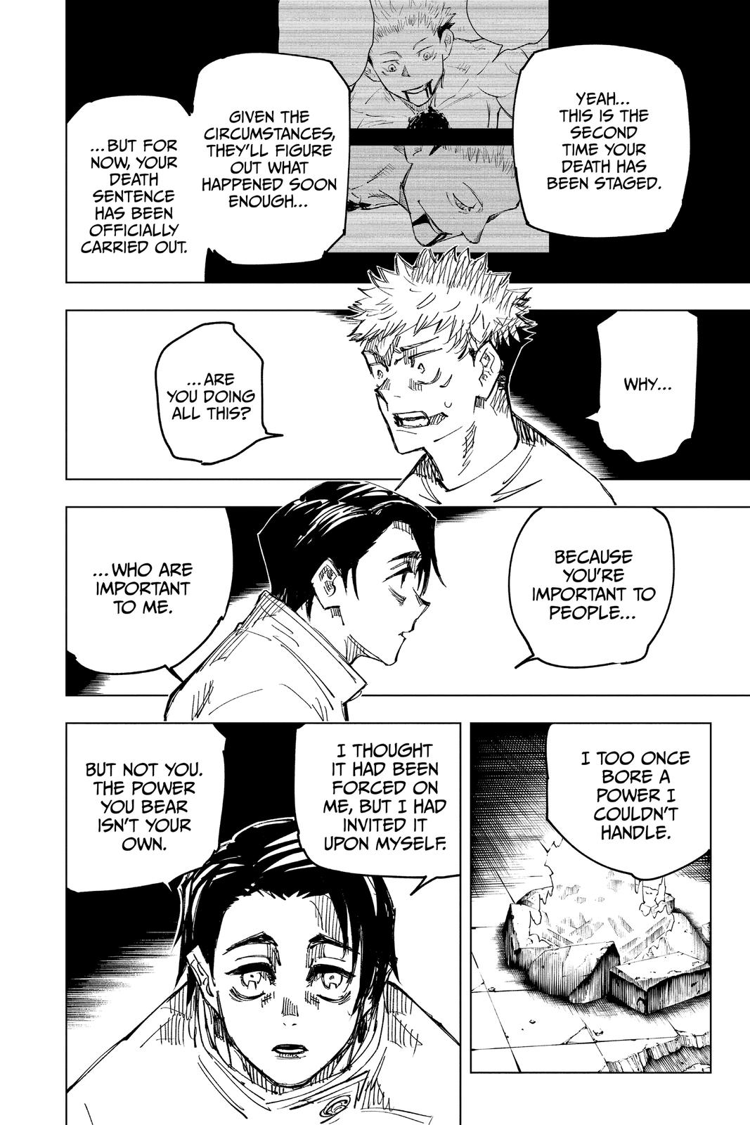 Jujutsu Kaisen Chapter 143 page 16 - Chapter 143: One More Time
