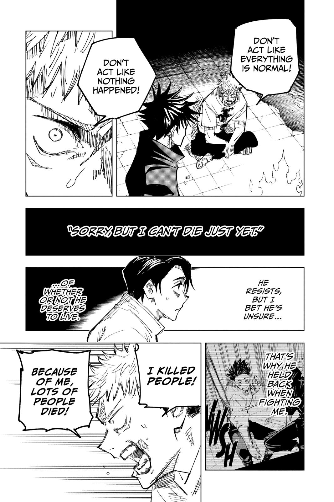 Jujutsu Kaisen Chapter 143 page 19 - Chapter 143: One More Time