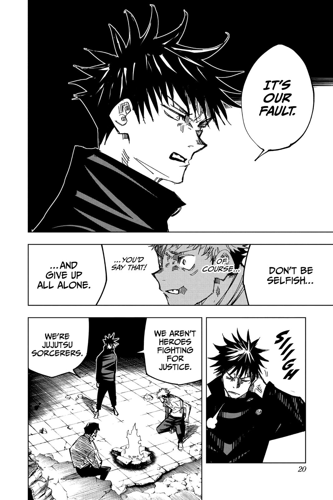 Jujutsu Kaisen Chapter 143 page 20 - Chapter 143: One More Time