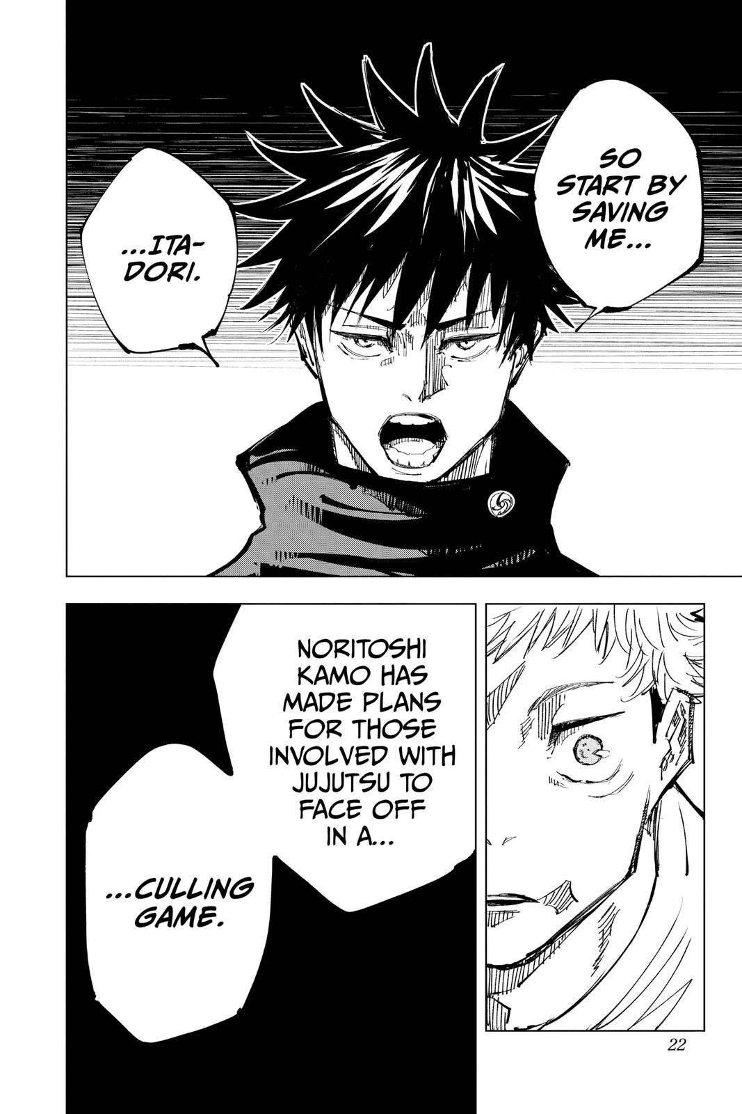 Jujutsu Kaisen Chapter 143 page 22 - Chapter 143: One More Time