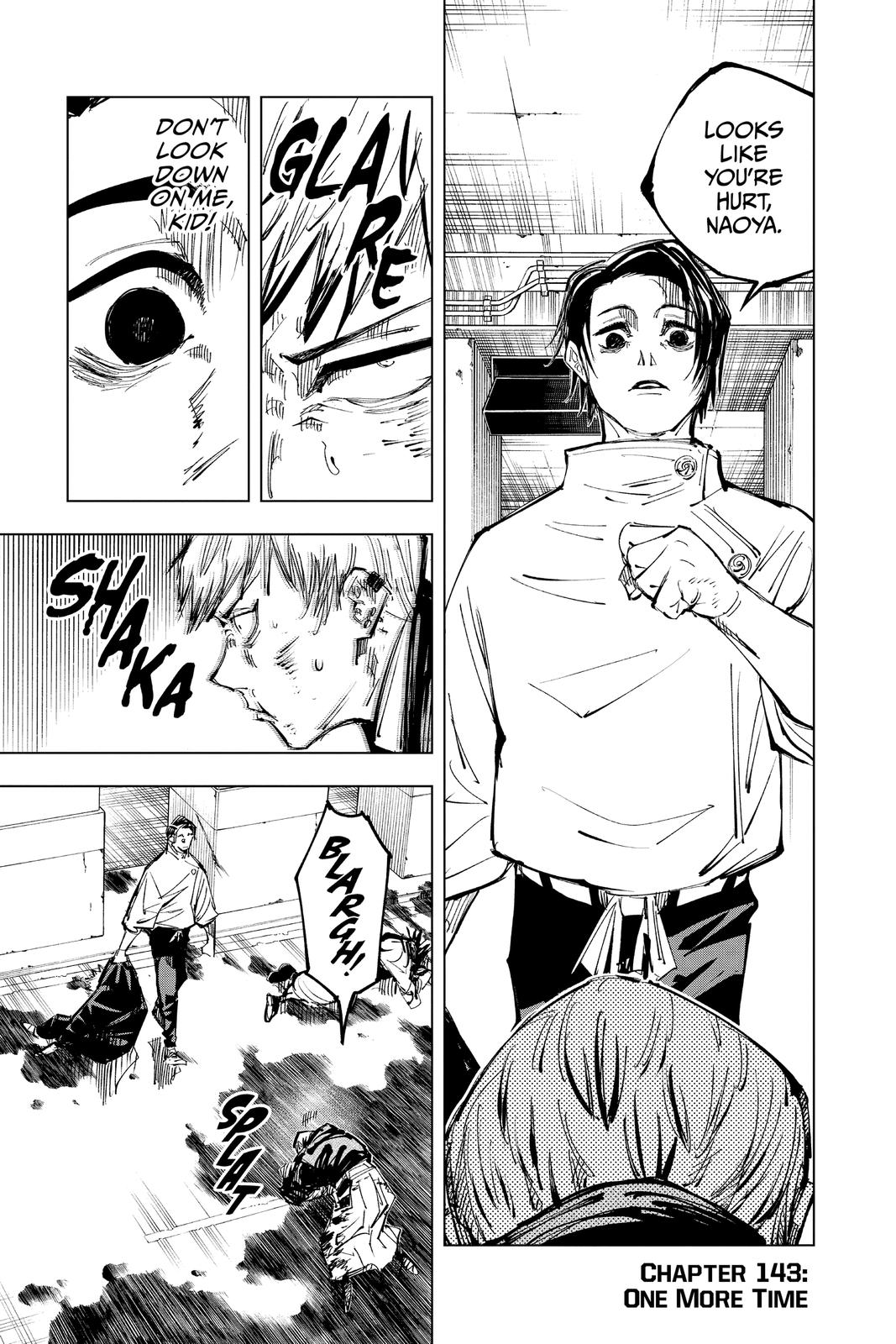 Jujutsu Kaisen Chapter 143 page 7 - Chapter 143: One More Time