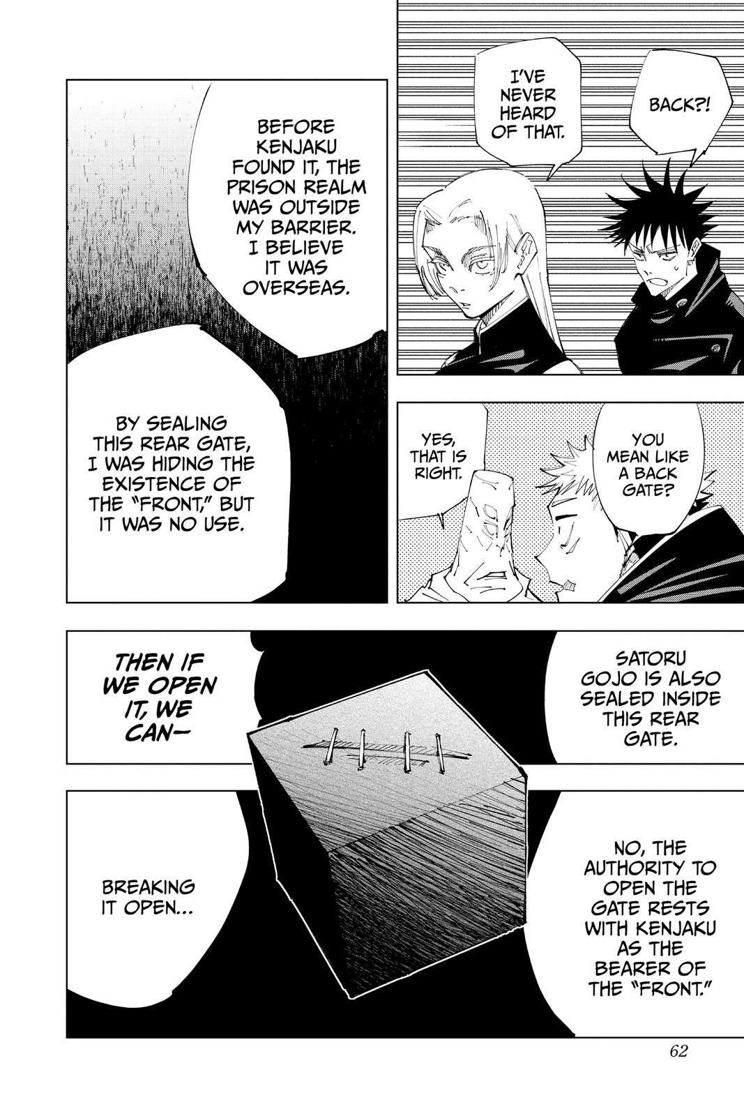 Jujutsu Kaisen Chapter 145 page 16 - Chapter 145: The Back