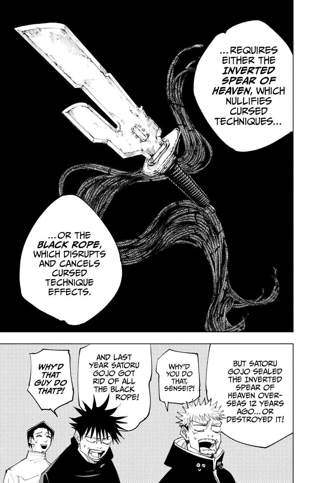 Jujutsu Kaisen Chapter 145 page 17 - Chapter 145: The Back