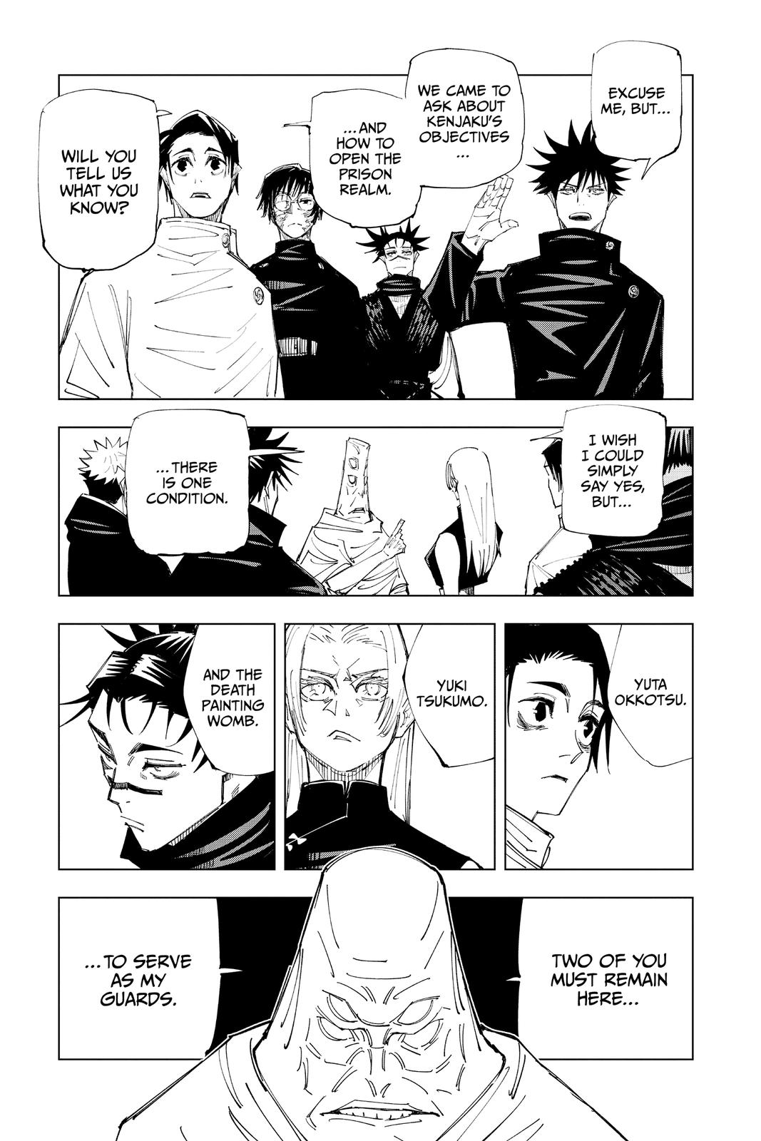 Jujutsu Kaisen Chapter 145 page 3 - Chapter 145: The Back