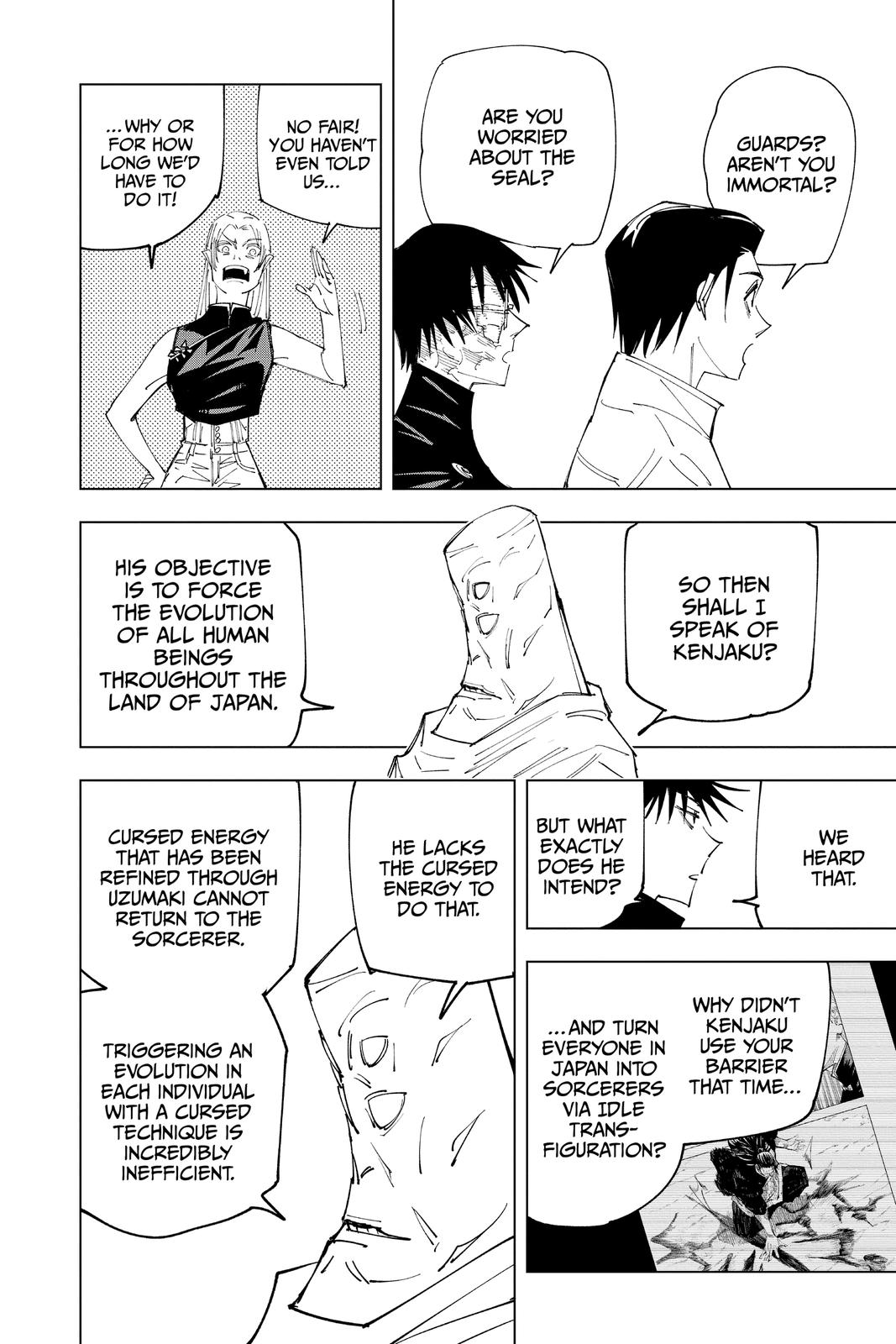 Jujutsu Kaisen Chapter 145 page 4 - Chapter 145: The Back