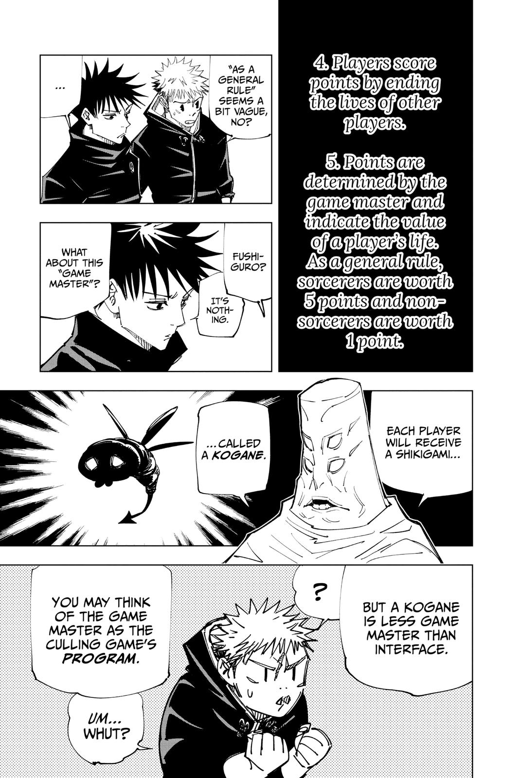 Jujutsu Kaisen Chapter 146 page 7 - Chapter 146: About the Culling Game