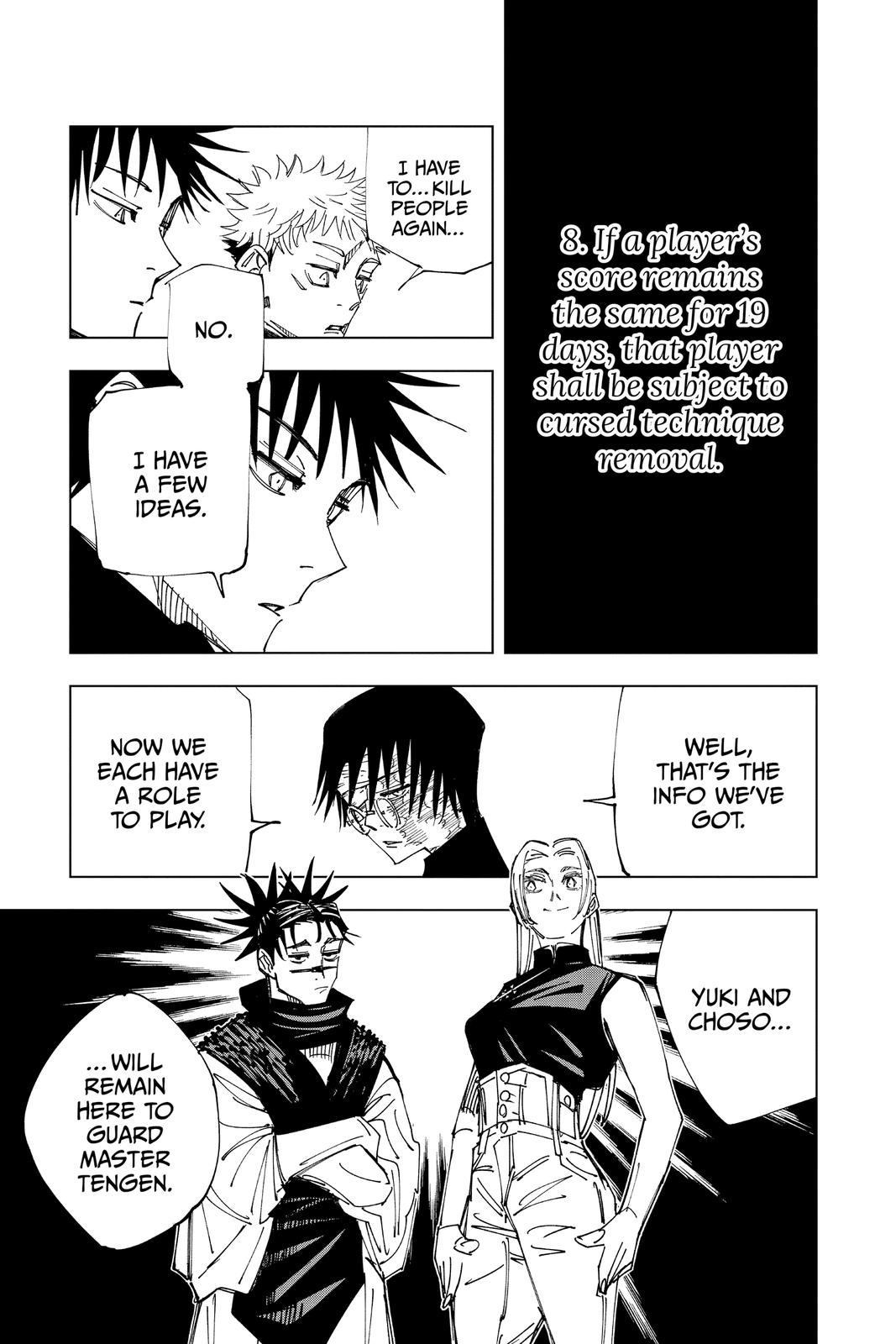 Jujutsu Kaisen Chapter 146 page 9 - Chapter 146: About the Culling Game