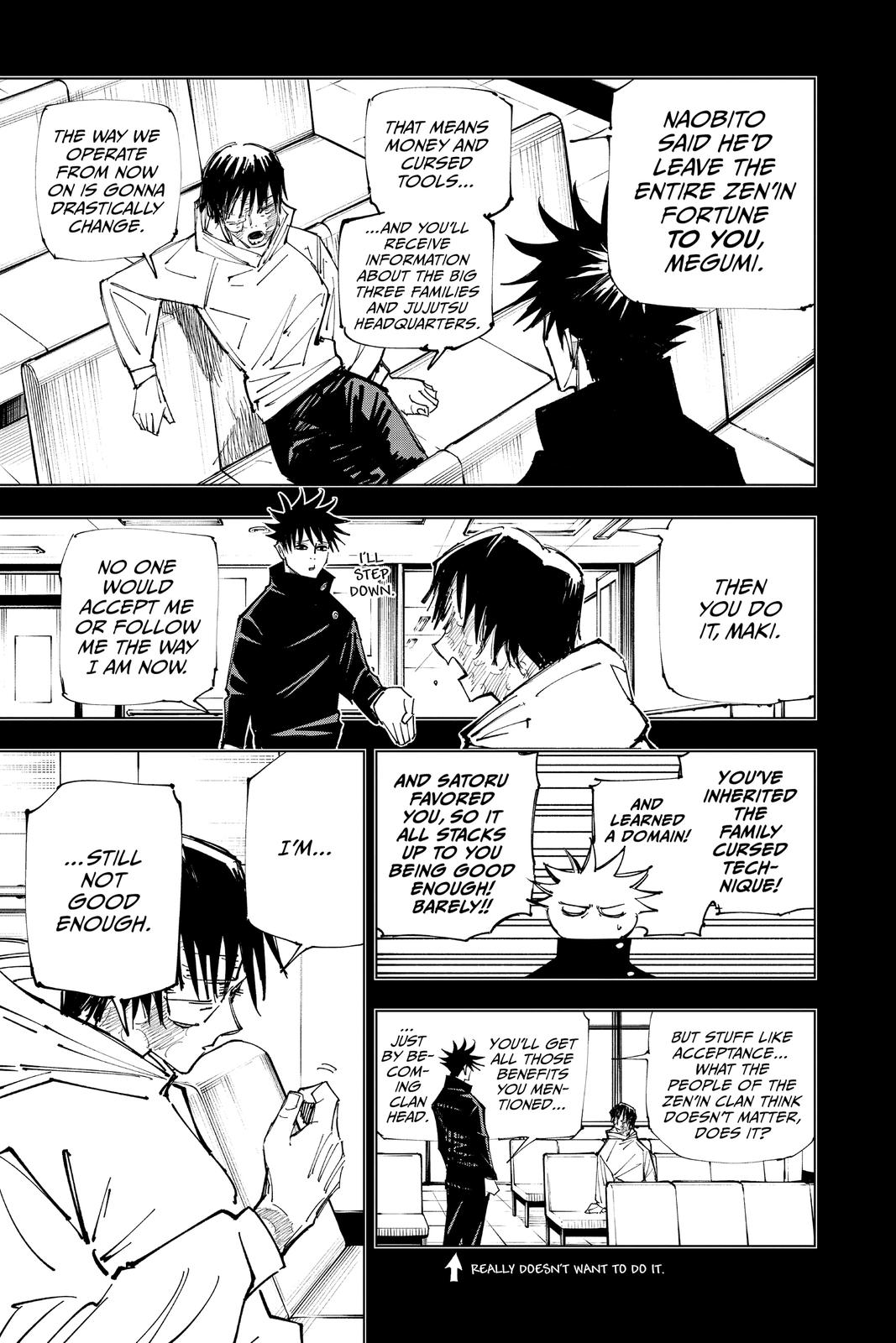 Jujutsu Kaisen Chapter 148 page 5 - Chapter 148: Perfect Preparation
