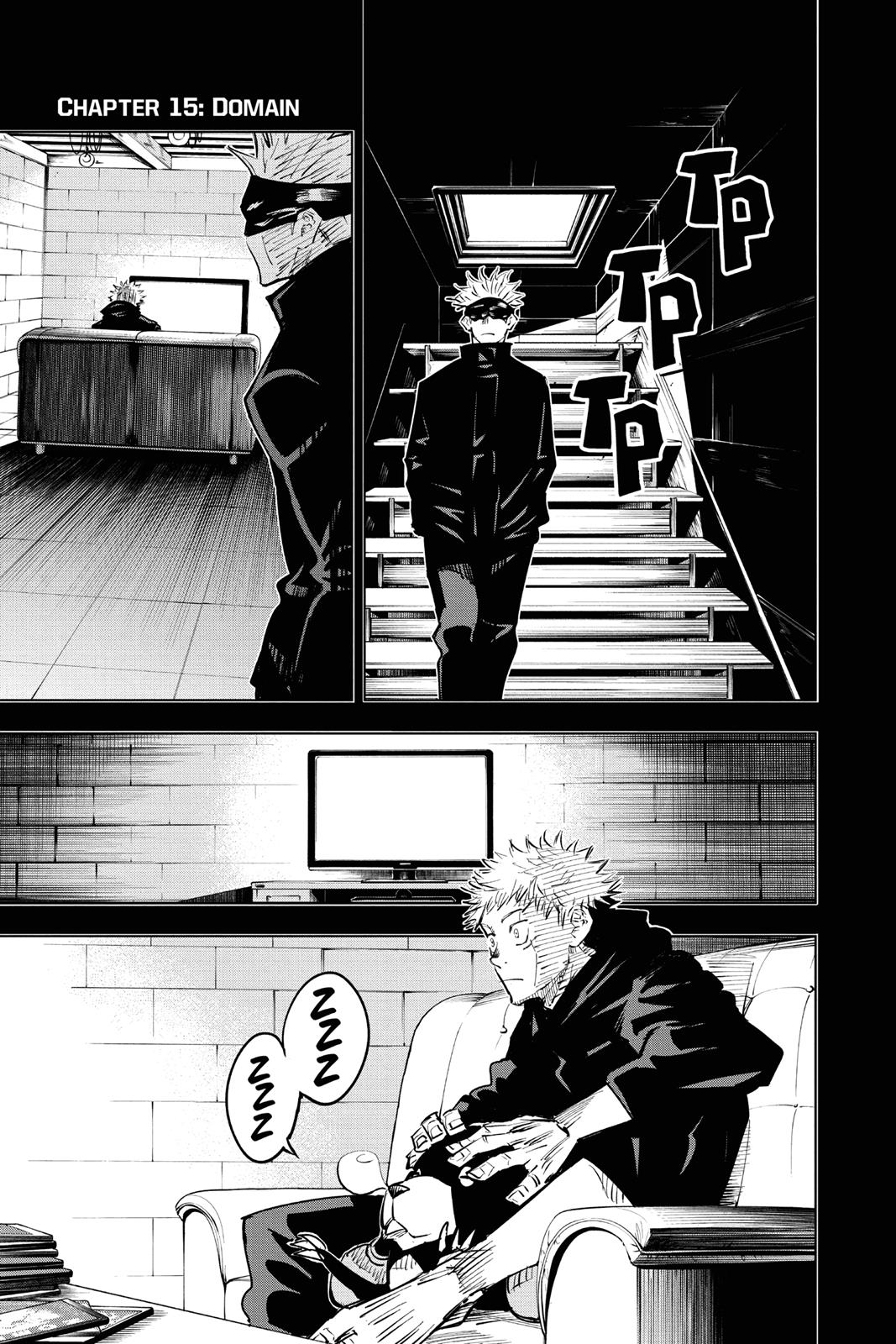 Jujutsu Kaisen Chapter 15 page 1 - Chapter 15: Domain
