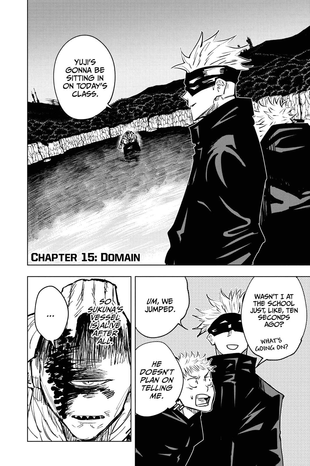 Jujutsu Kaisen Chapter 15 page 4 - Chapter 15: Domain