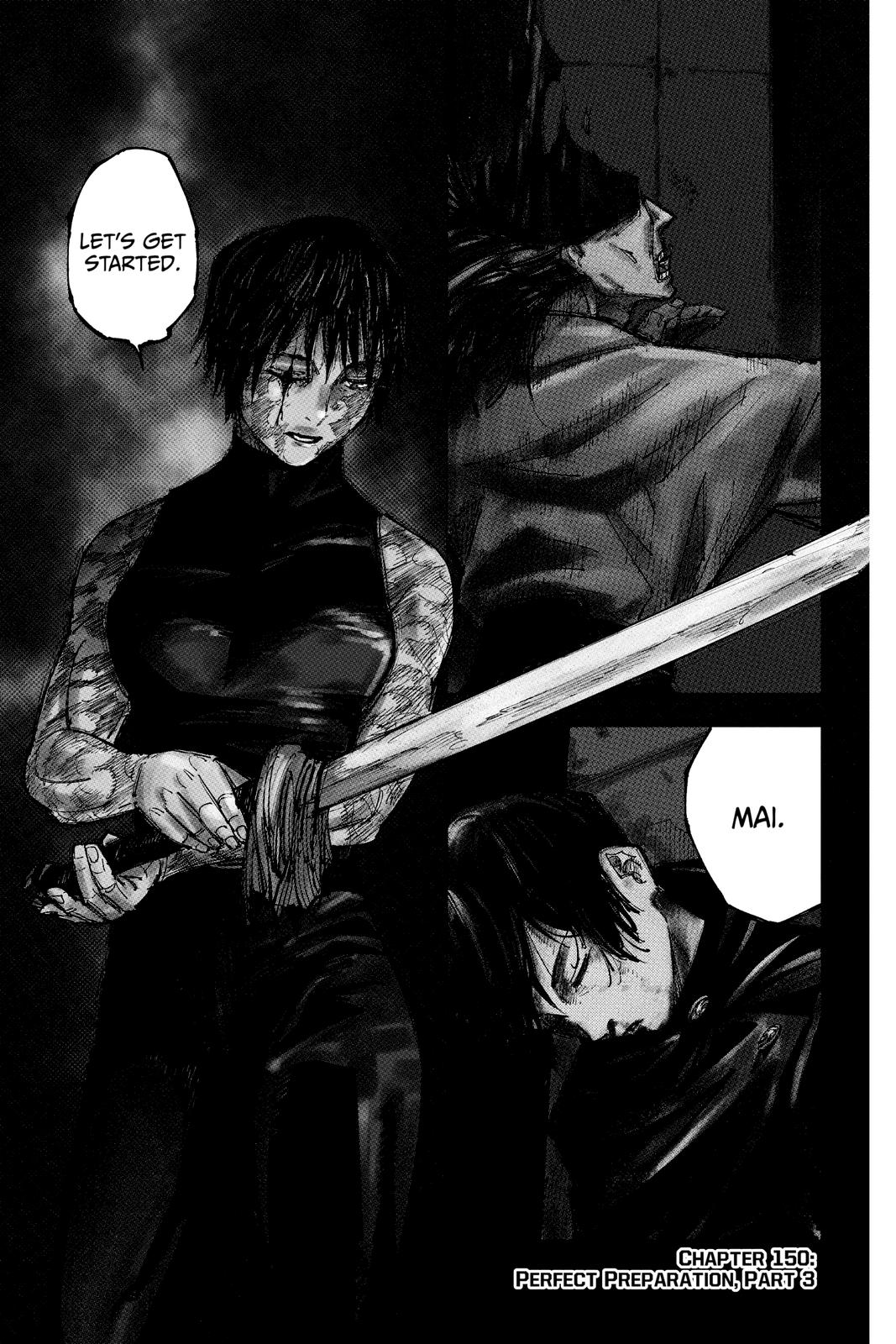 Jujutsu Kaisen Chapter 150 page 1 - Chapter 150: Perfect Preparation, Part 3