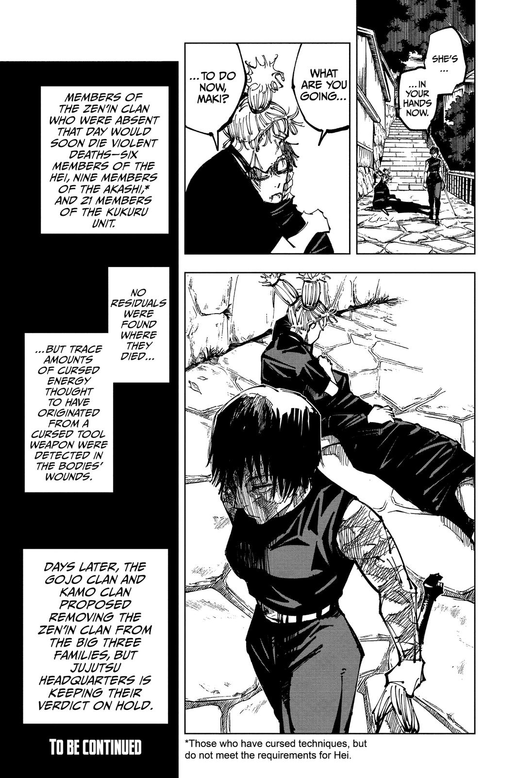 Jujutsu Kaisen Chapter 152 page 9 - Chapter 152: Perfect Preparation, Epilogue