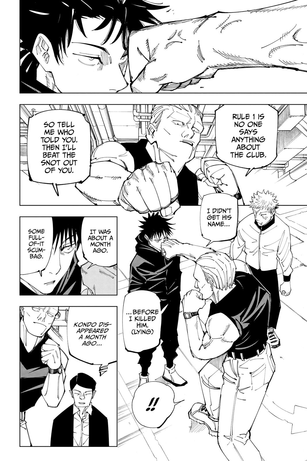 Jujutsu Kaisen Chapter 153 page 10 - Chapter 153: Underground Fight Club