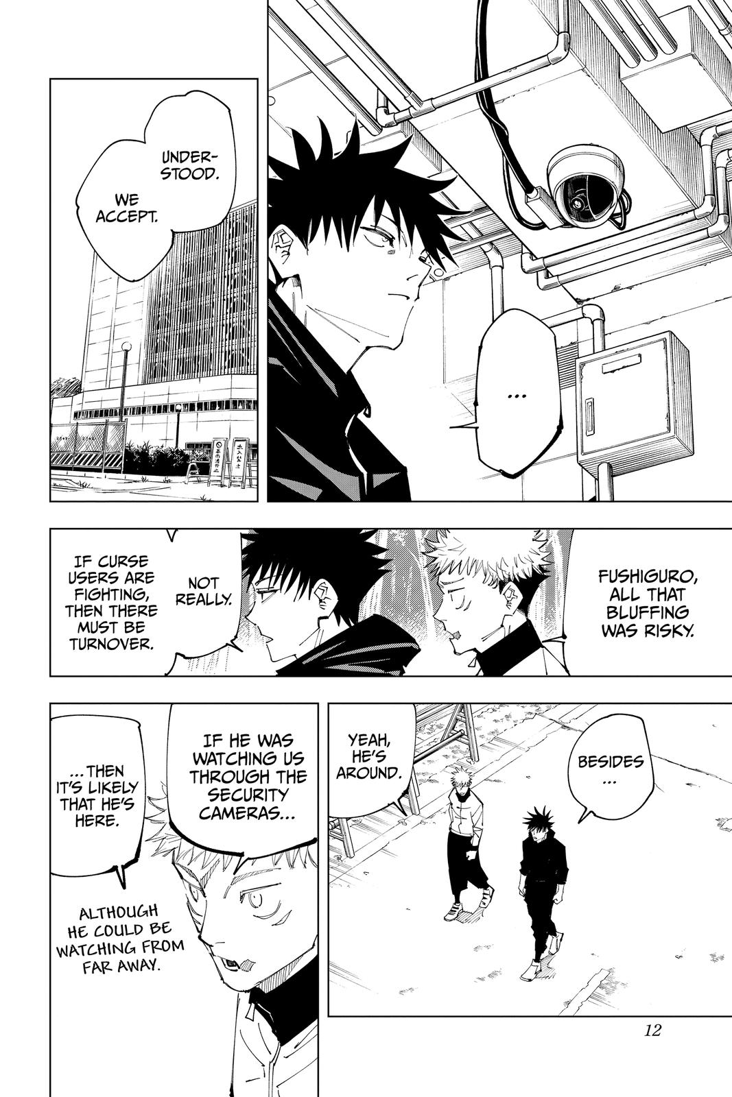 Jujutsu Kaisen Chapter 153 page 12 - Chapter 153: Underground Fight Club