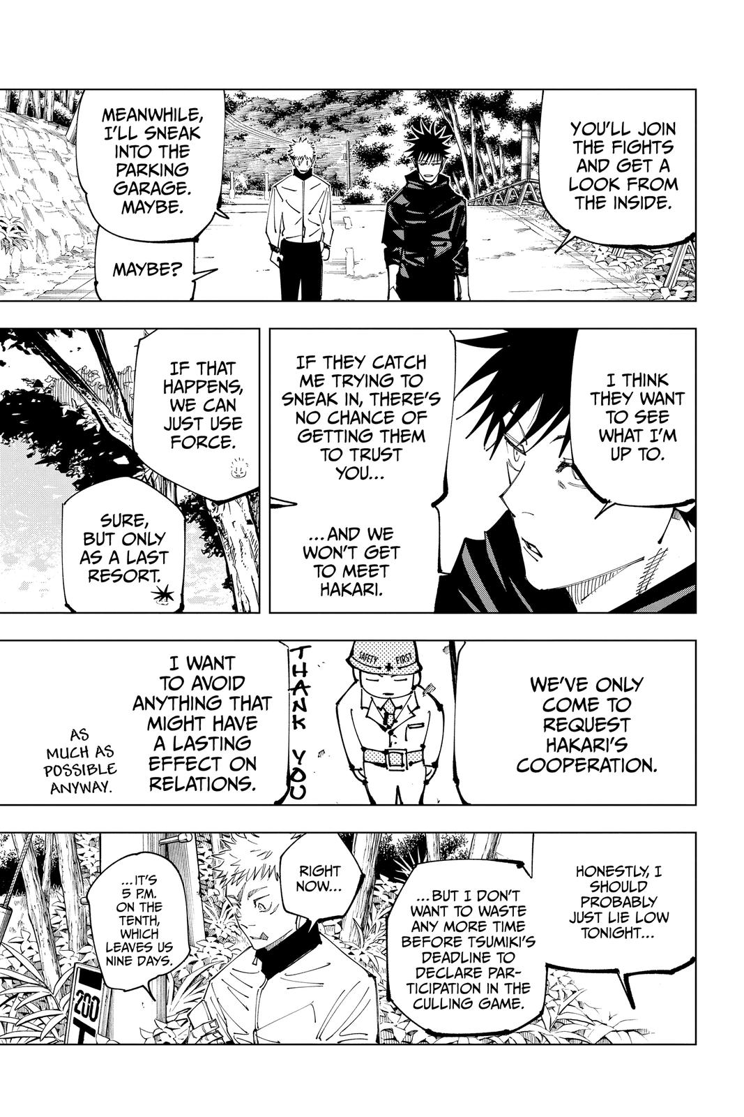 Jujutsu Kaisen Chapter 153 page 13 - Chapter 153: Underground Fight Club