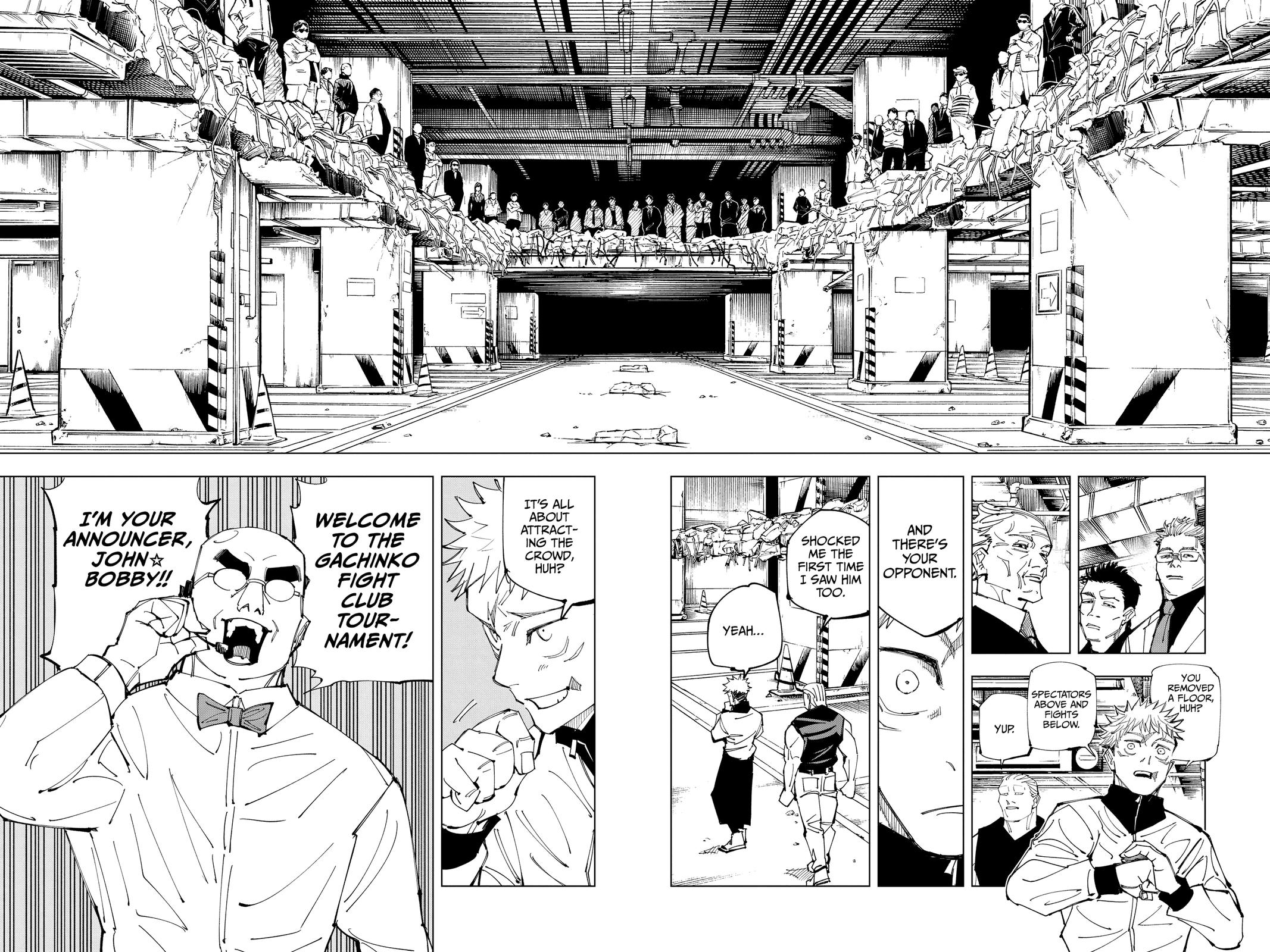 Jujutsu Kaisen Chapter 153 page 16 - Chapter 153: Underground Fight Club