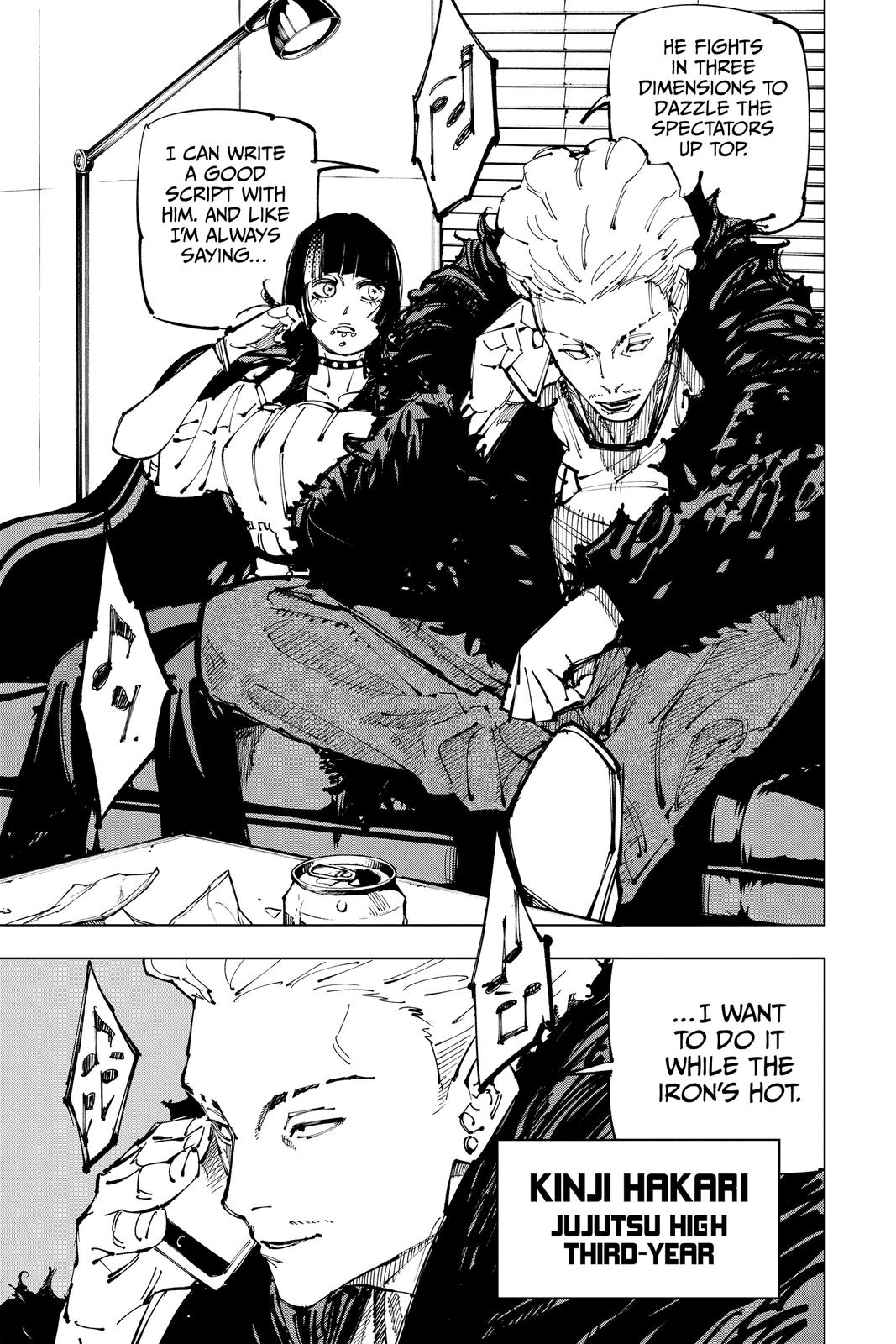 Jujutsu Kaisen Chapter 153 page 22 - Chapter 153: Underground Fight Club