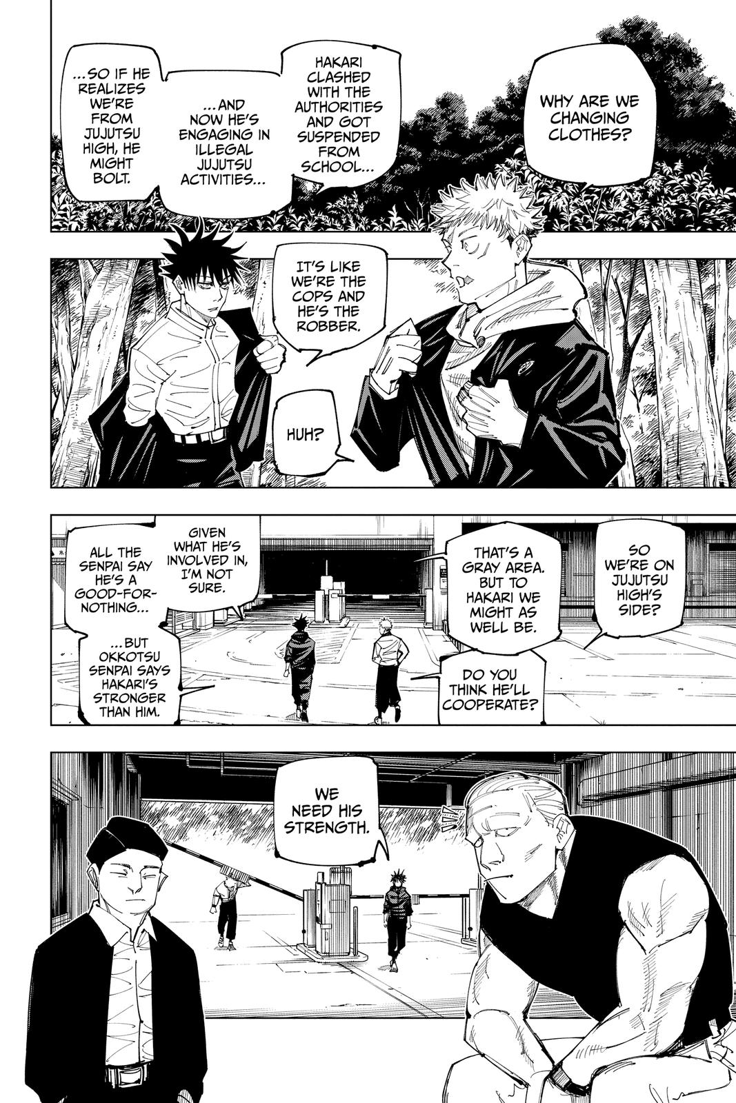 Jujutsu Kaisen Chapter 153 page 8 - Chapter 153: Underground Fight Club