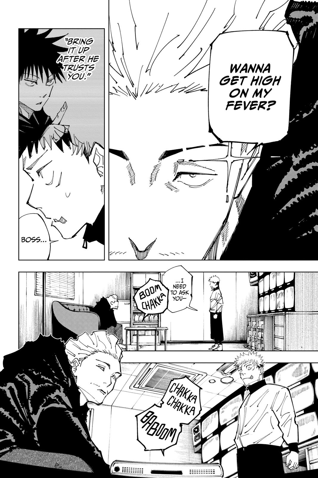 Jujutsu Kaisen Chapter 155 page 6 - Chapter 155: Fever