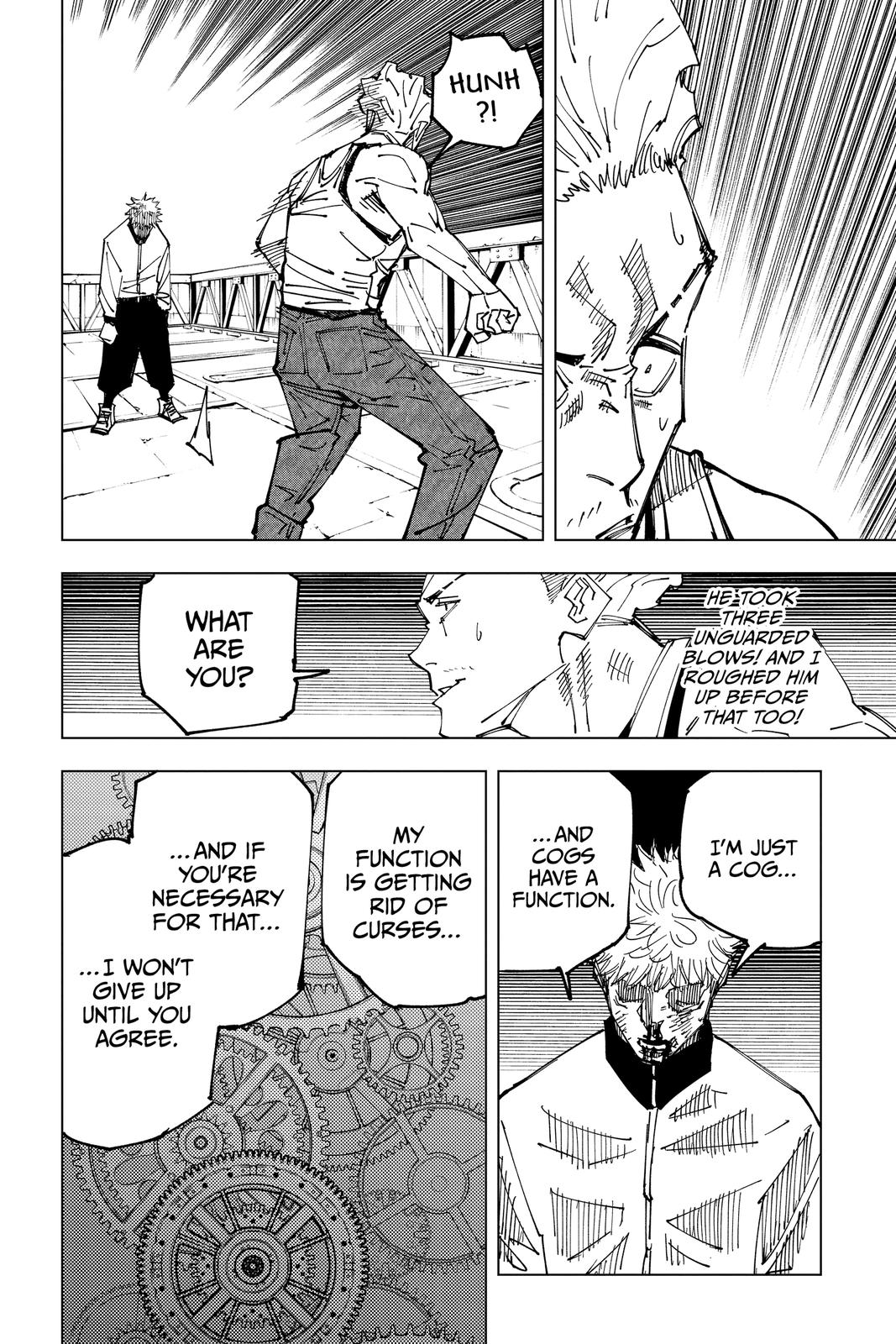 Jujutsu Kaisen Chapter 157 page 16 - Chapter 157: Cog