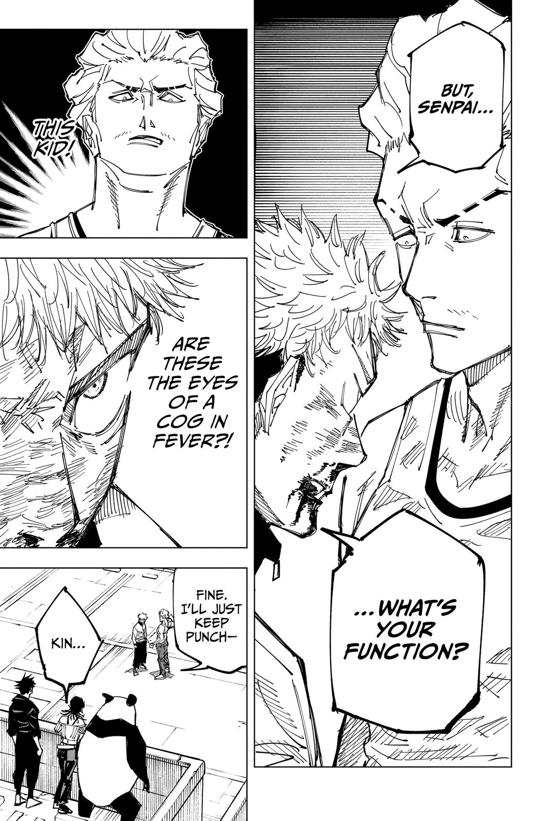Jujutsu Kaisen Chapter 157 page 17 - Chapter 157: Cog