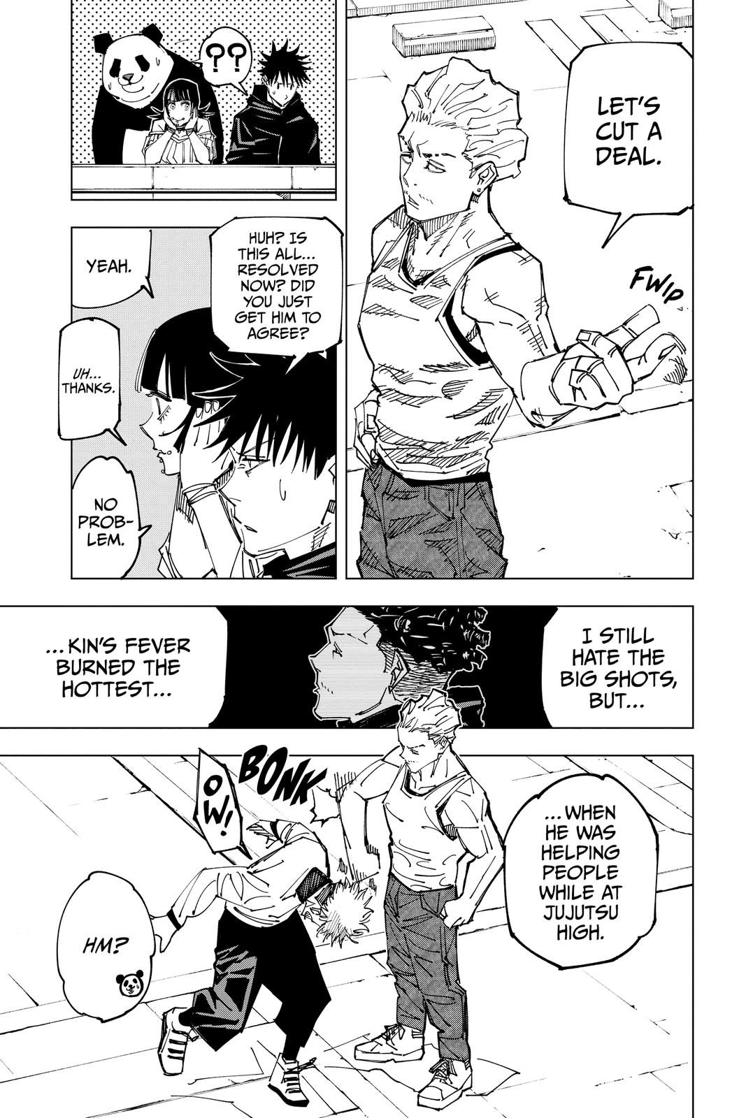Jujutsu Kaisen Chapter 157 page 19 - Chapter 157: Cog
