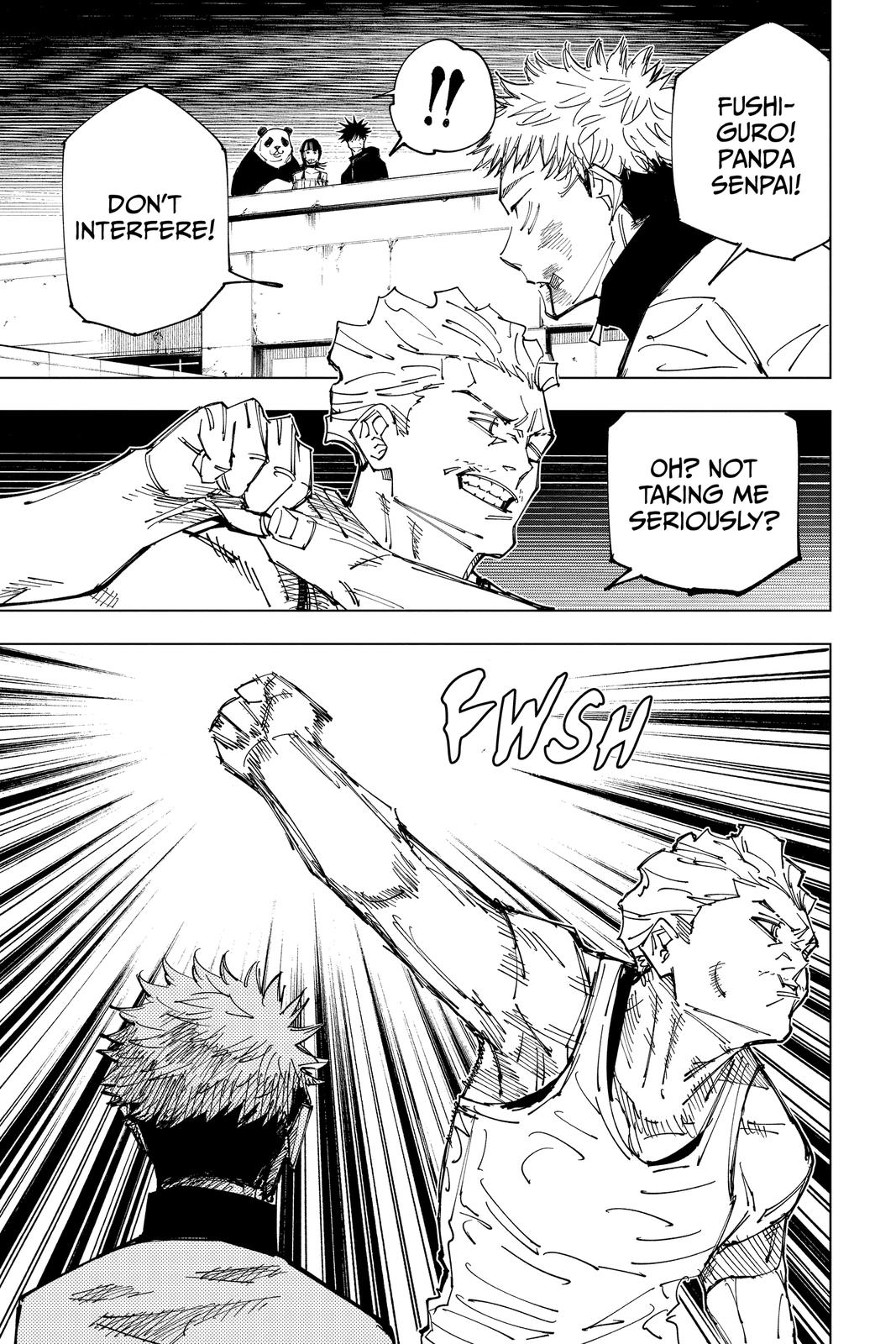 Jujutsu Kaisen Chapter 157 page 5 - Chapter 157: Cog