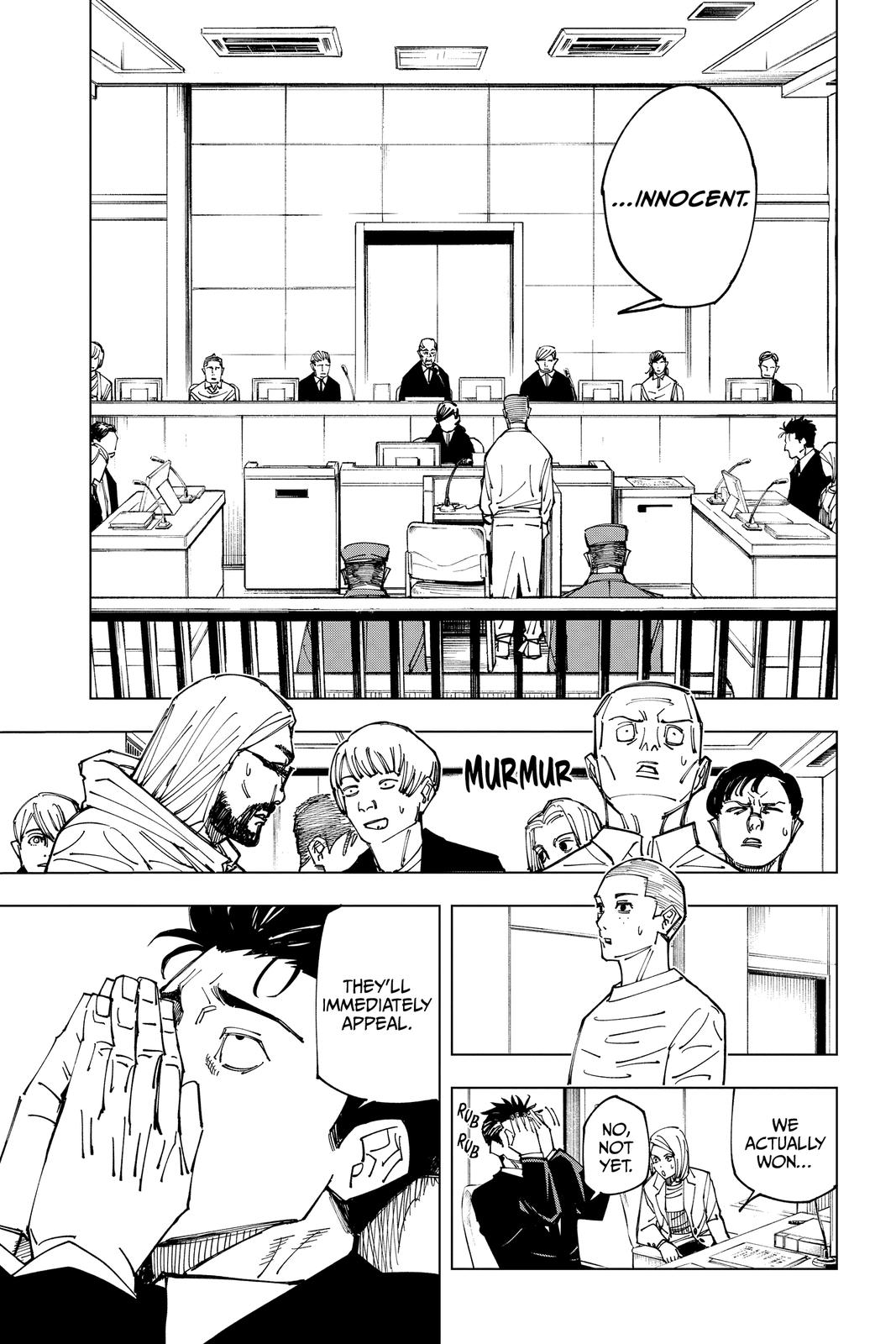 Jujutsu Kaisen Chapter 159 page 11 - Chapter 159: Judgment