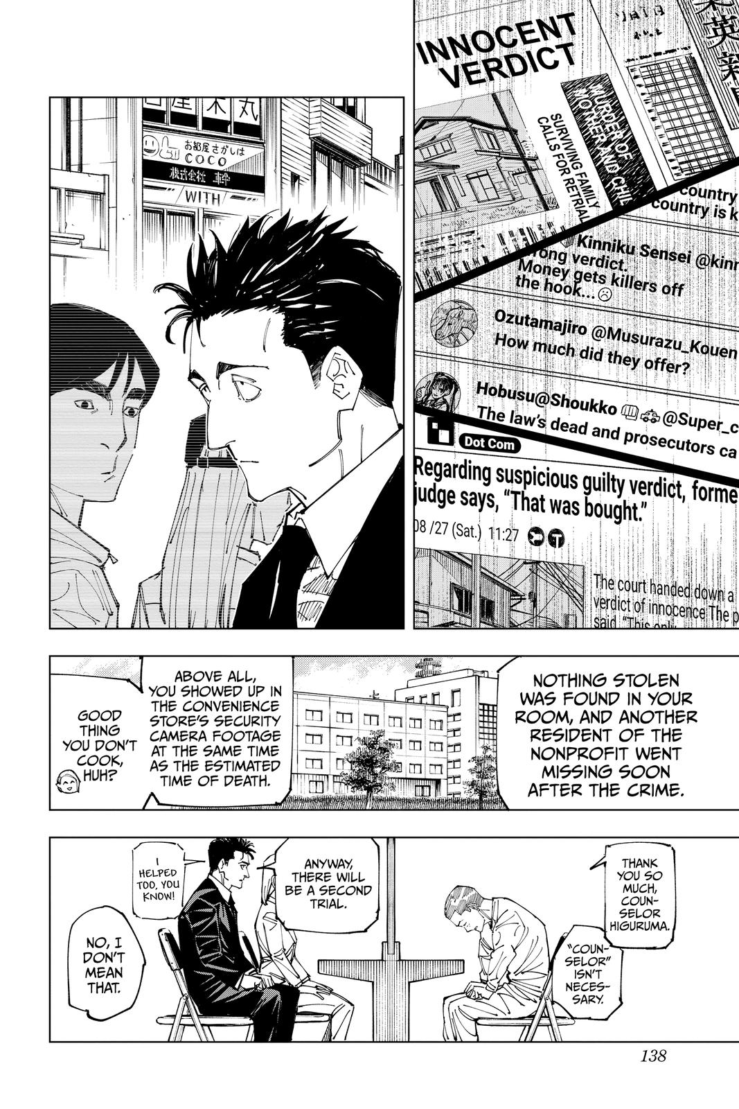 Jujutsu Kaisen Chapter 159 page 12 - Chapter 159: Judgment