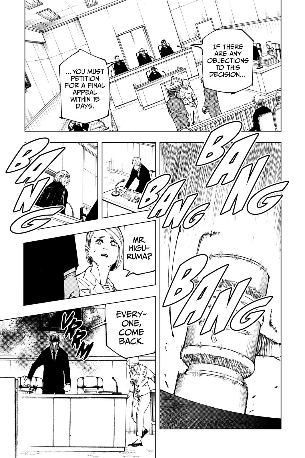 Jujutsu Kaisen Chapter 159 page 17 - Chapter 159: Judgment