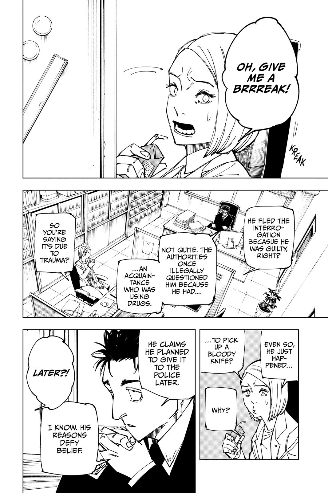 Jujutsu Kaisen Chapter 159 page 4 - Chapter 159: Judgment