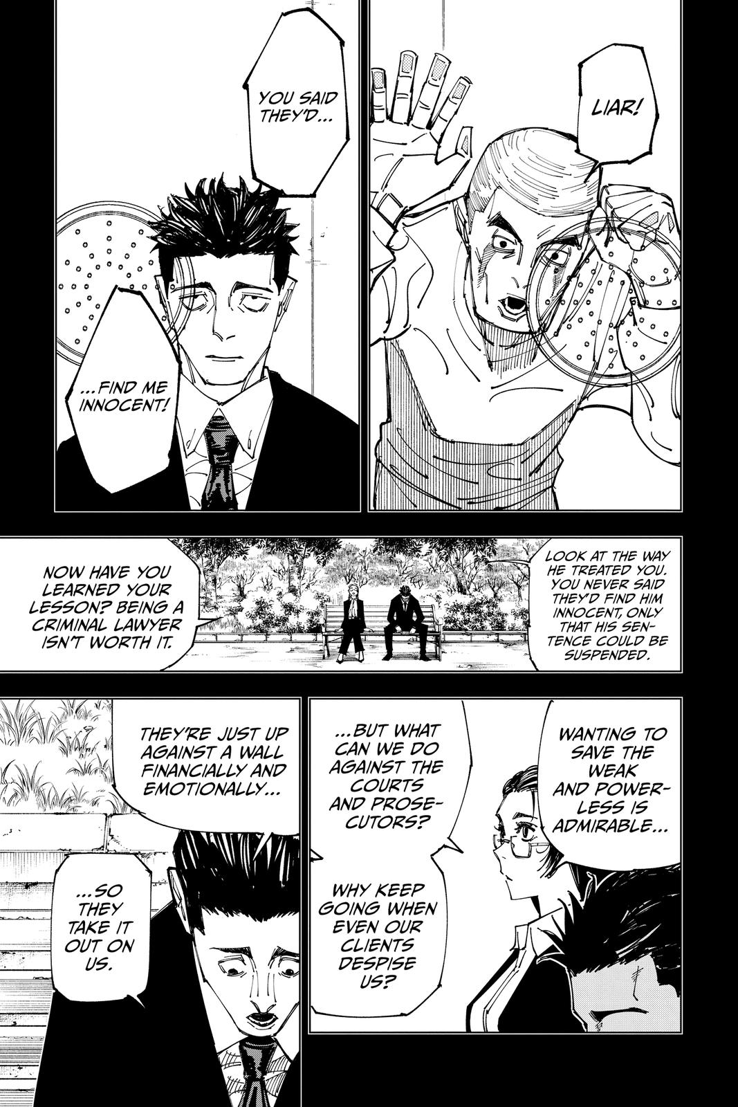 Jujutsu Kaisen Chapter 159 page 9 - Chapter 159: Judgment