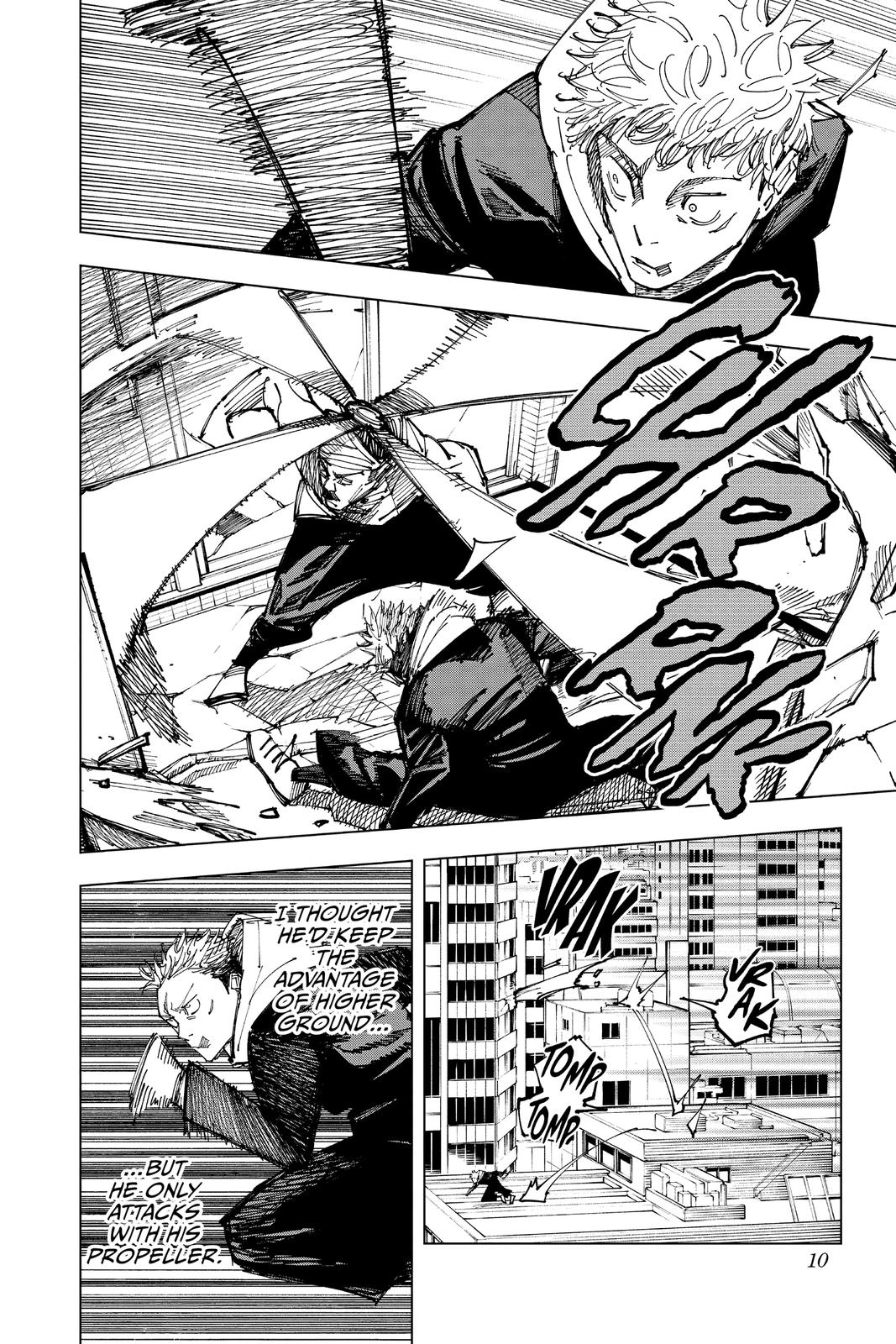 Jujutsu Kaisen Chapter 162 page 10 - Chapter 162: Tokyo No. 1 Colony, Part 2