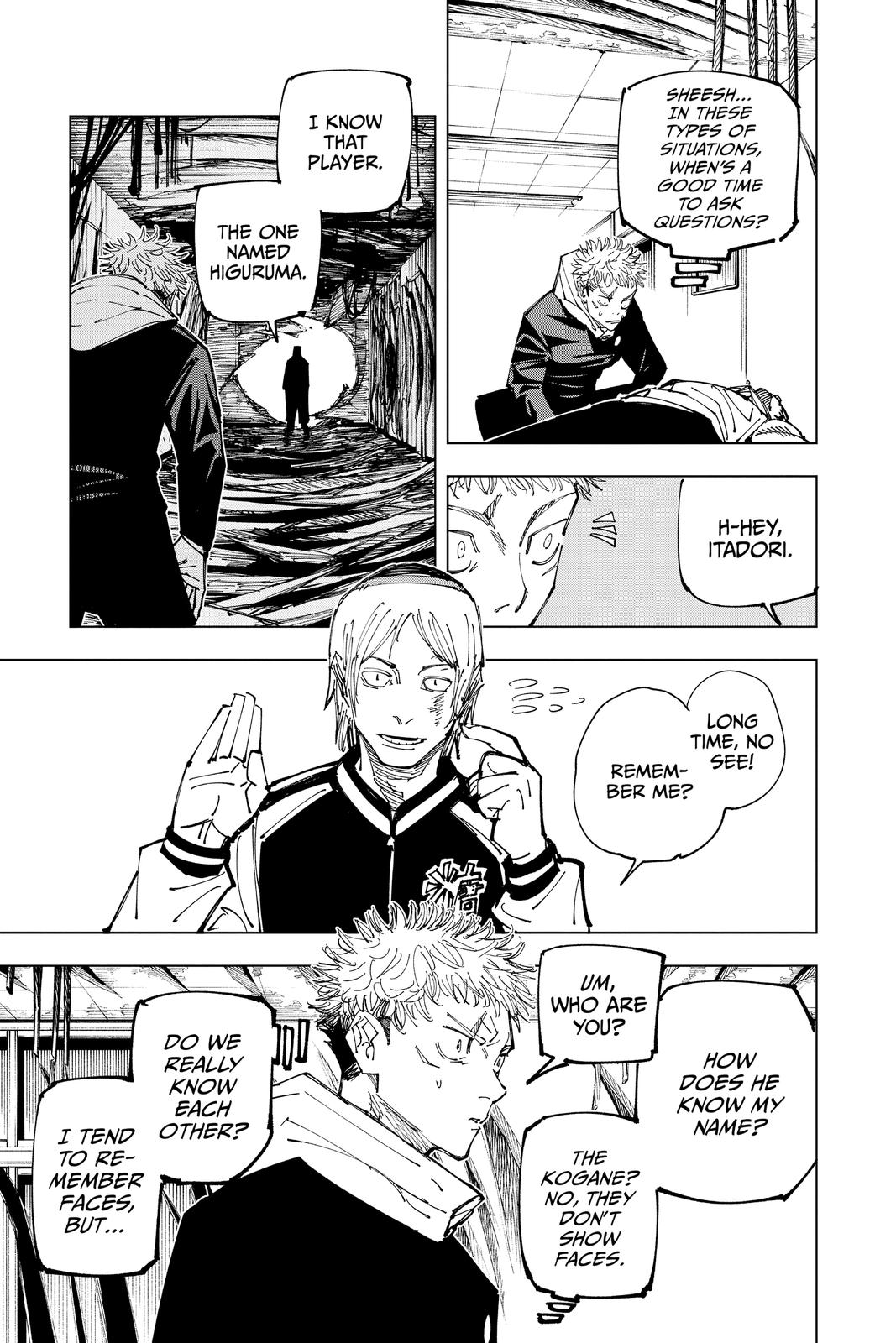 Jujutsu Kaisen Chapter 162 page 19 - Chapter 162: Tokyo No. 1 Colony, Part 2