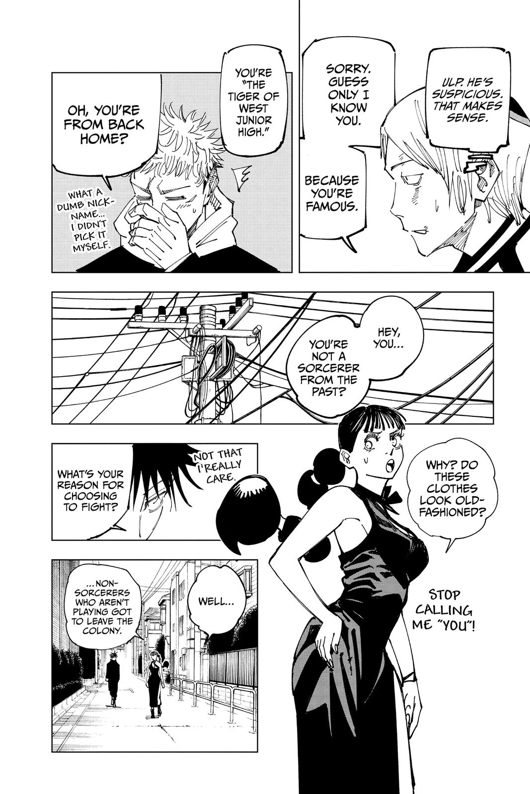 Jujutsu Kaisen Chapter 162 page 20 - Chapter 162: Tokyo No. 1 Colony, Part 2
