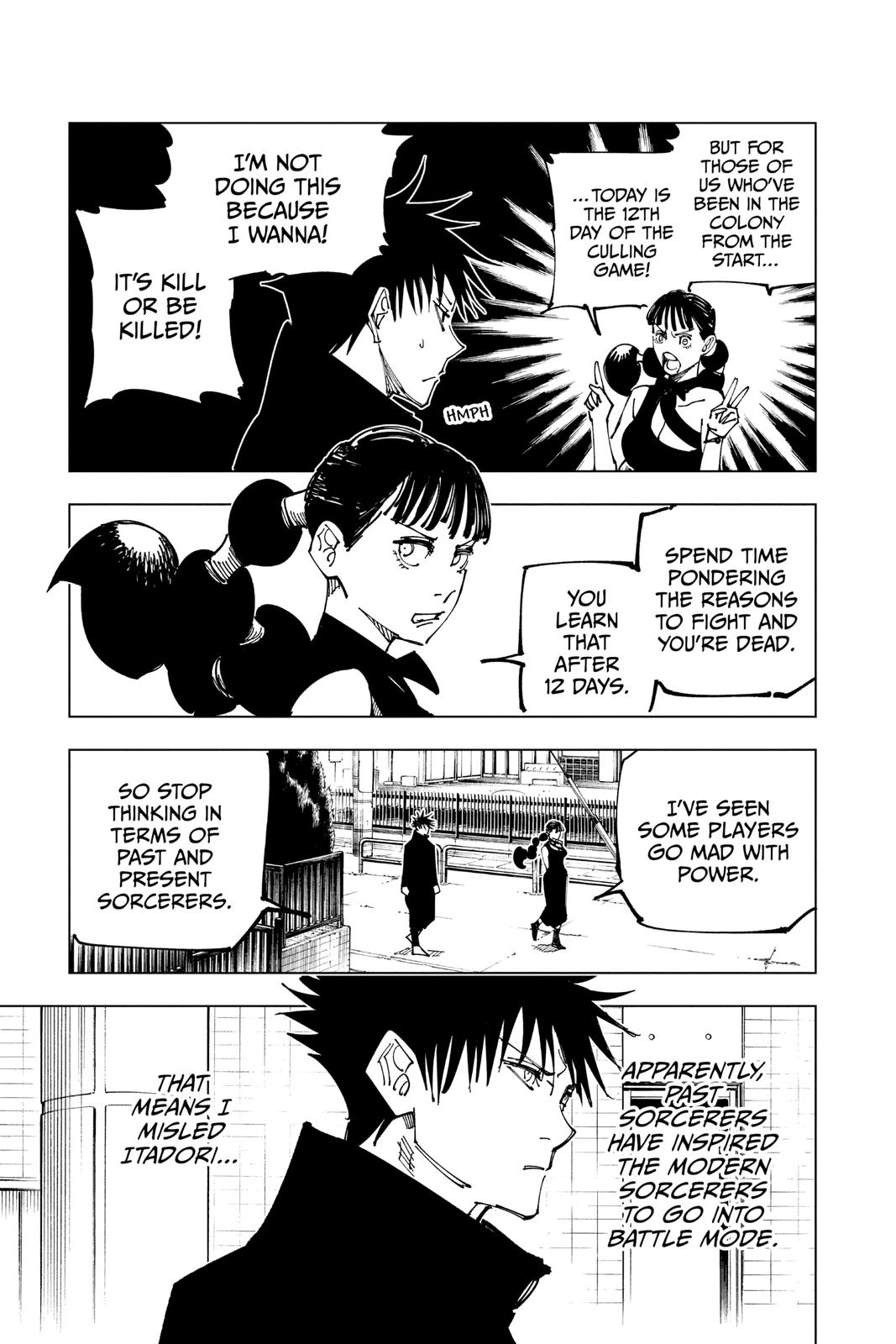 Jujutsu Kaisen Chapter 162 page 21 - Chapter 162: Tokyo No. 1 Colony, Part 2
