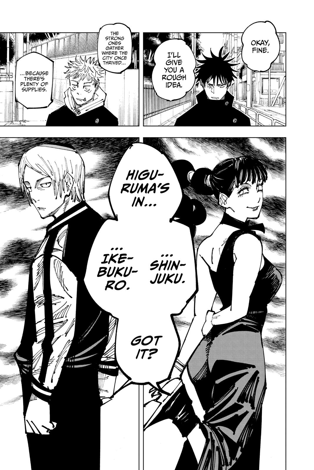 Jujutsu Kaisen Chapter 162 page 23 - Chapter 162: Tokyo No. 1 Colony, Part 2