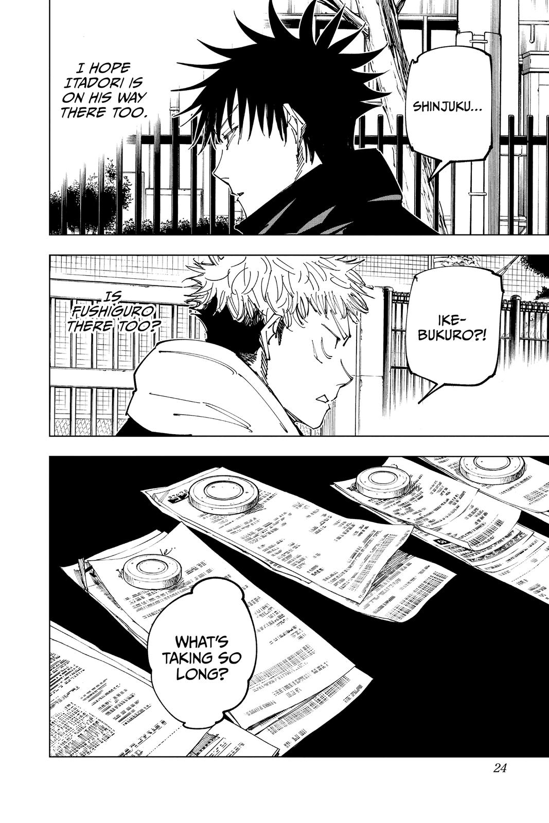 Jujutsu Kaisen Chapter 162 page 24 - Chapter 162: Tokyo No. 1 Colony, Part 2